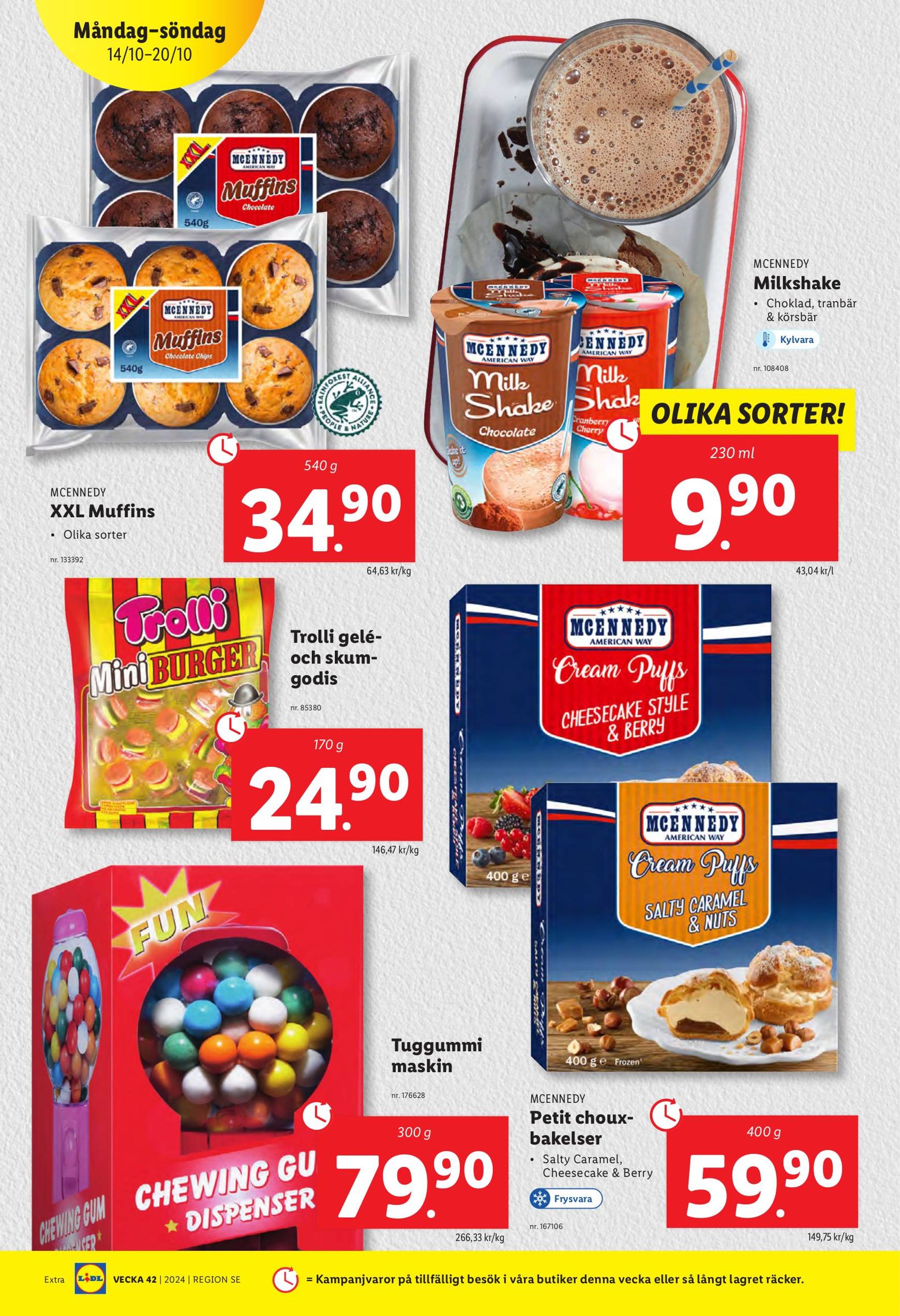 Lidl-reklambladet är giltigt från 14.10. till 20.10. 12