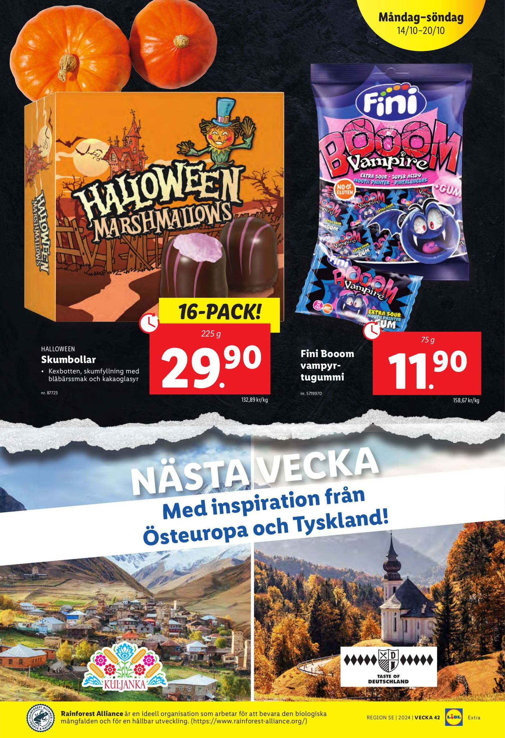 Lidl-reklambladet är giltigt från 14.10. till 20.10. 17