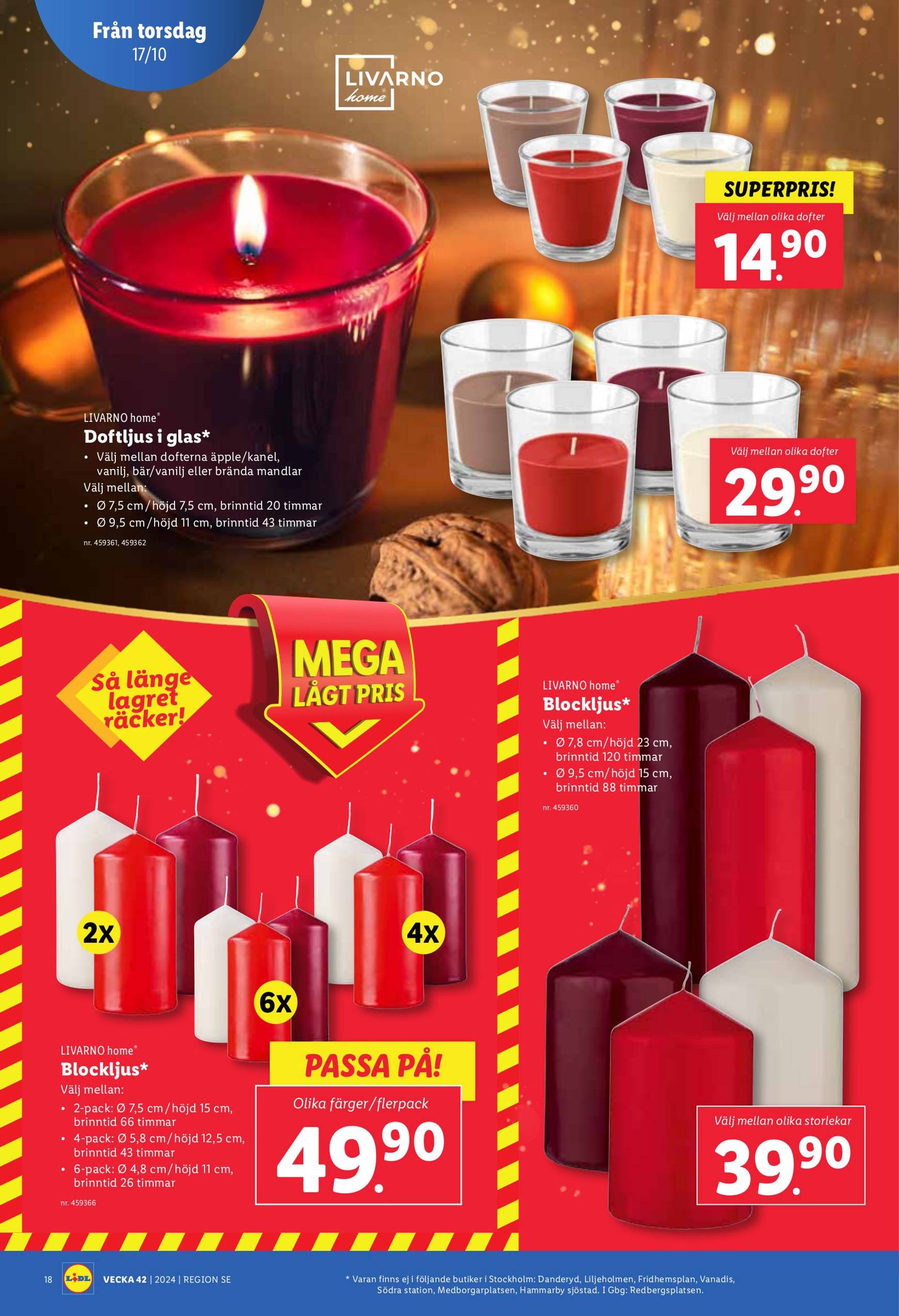 Lidl-reklambladet är giltigt från 14.10. till 20.10. 24