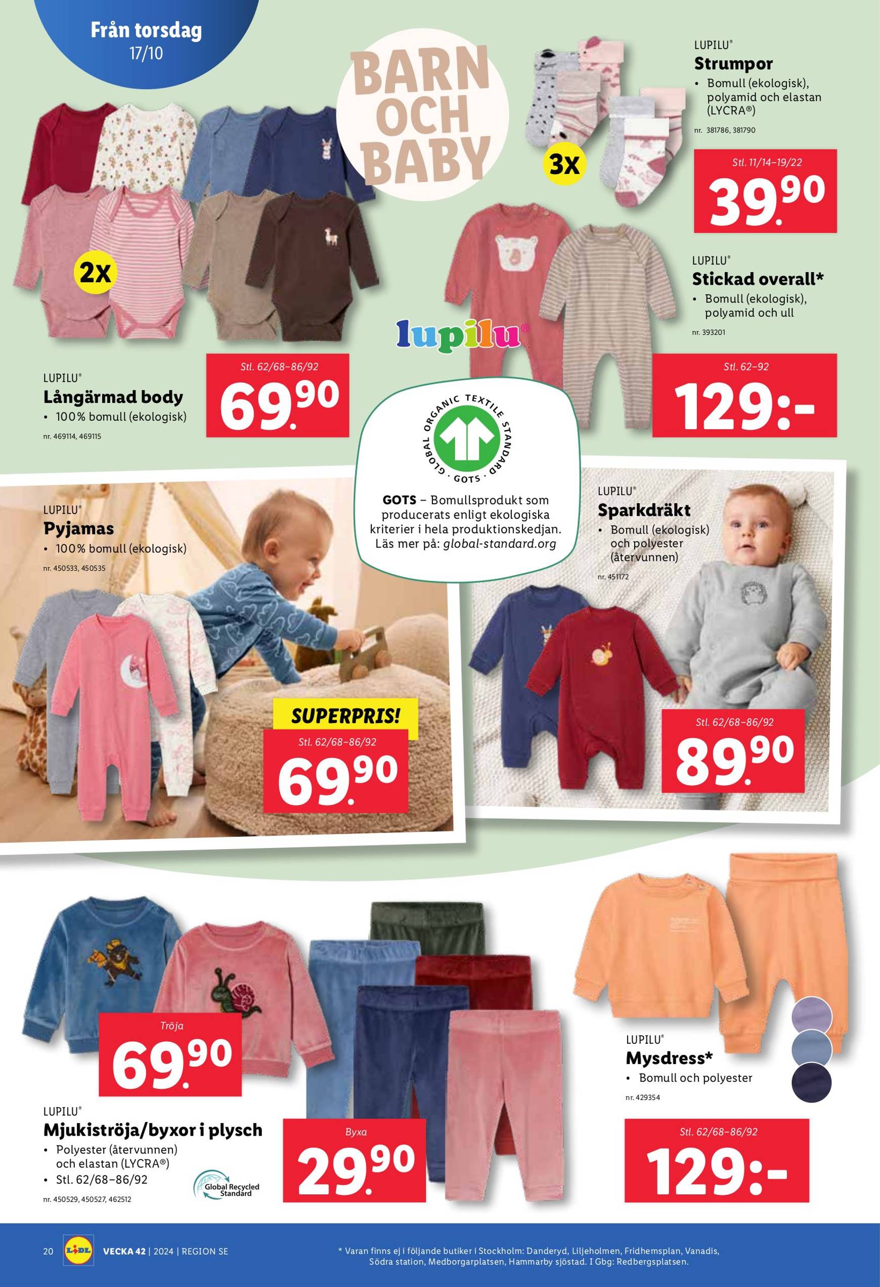 Lidl-reklambladet är giltigt från 14.10. till 20.10. 26