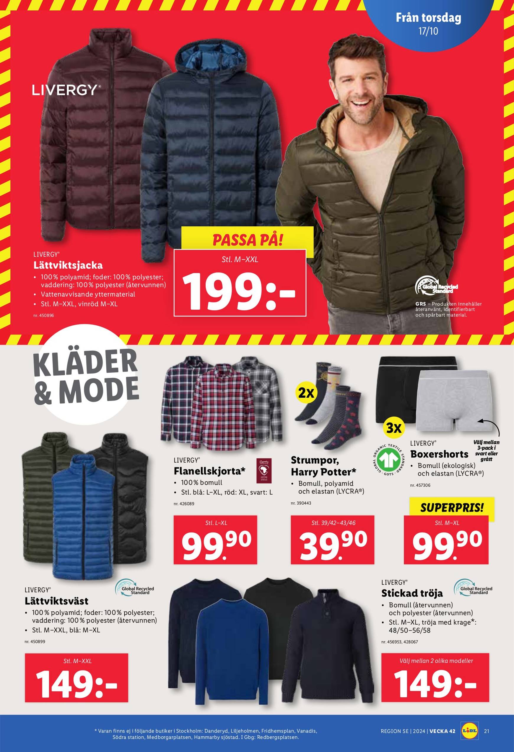 Lidl-reklambladet är giltigt från 14.10. till 20.10. 27