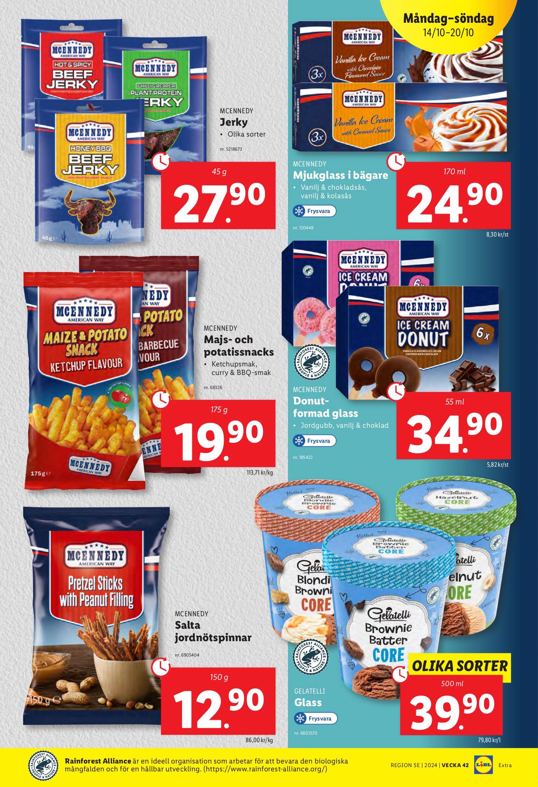 Lidl-reklambladet är giltigt från 14.10. till 20.10. 11