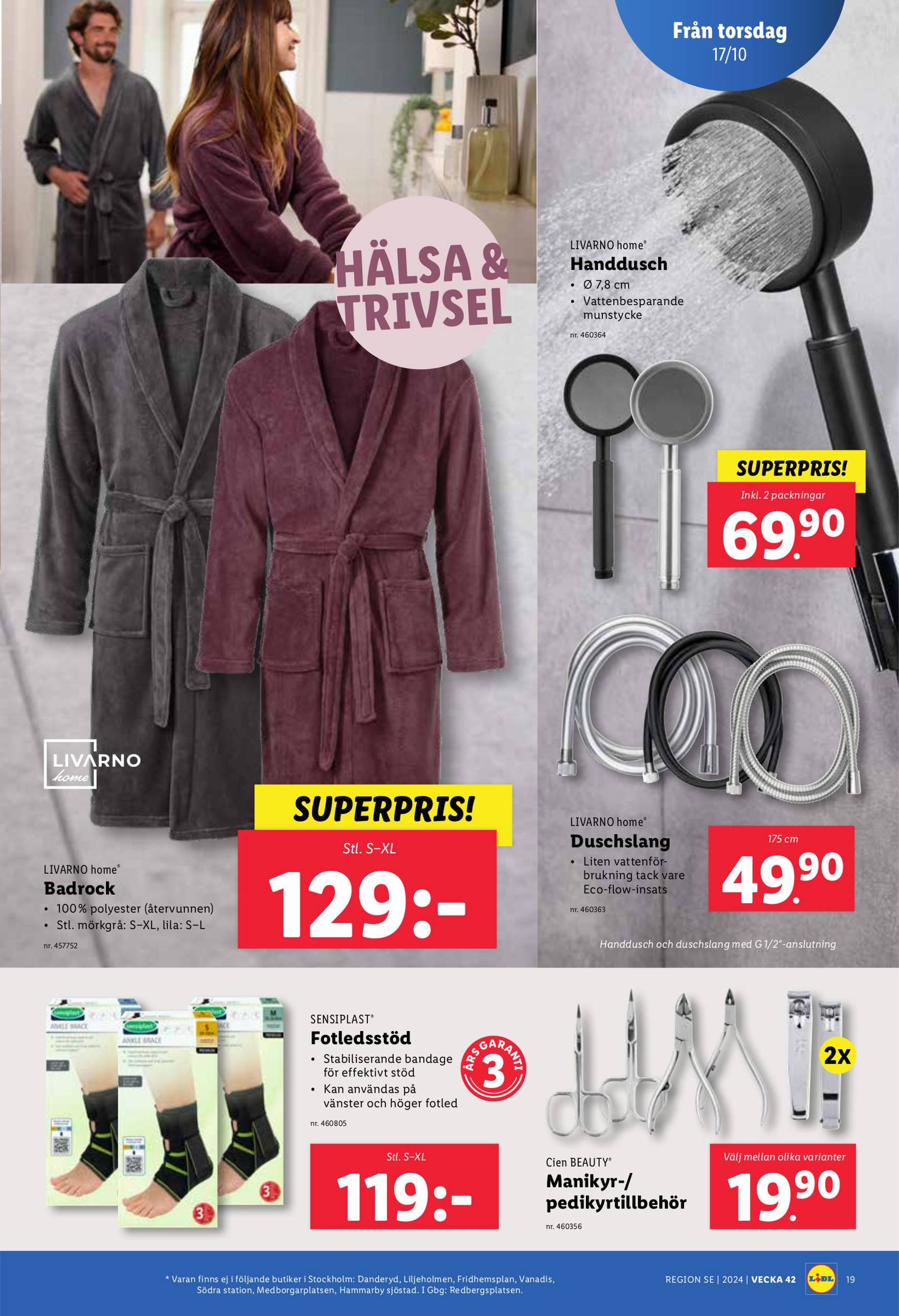 Lidl-reklambladet är giltigt från 14.10. till 20.10. 25