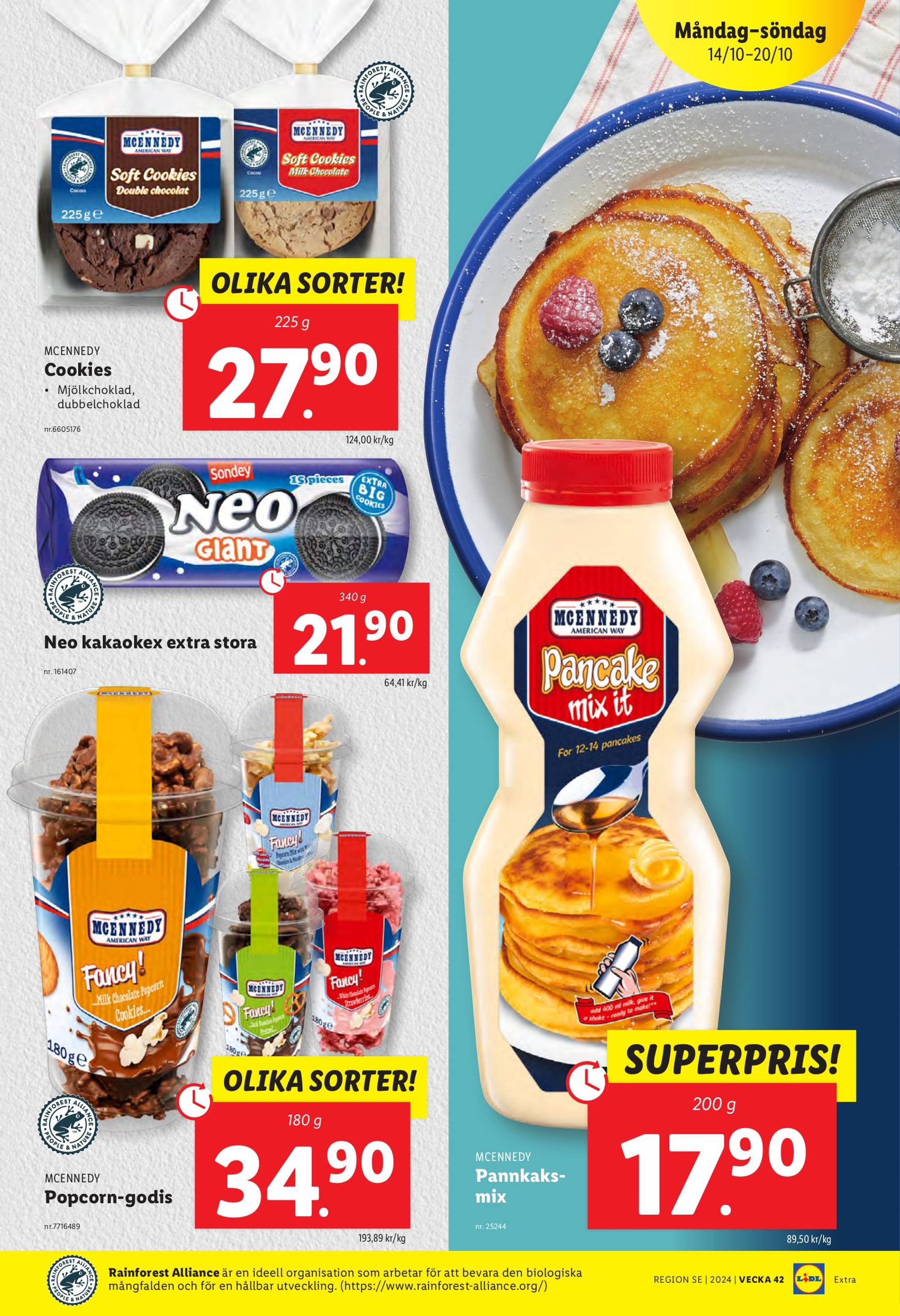 Lidl-reklambladet är giltigt från 14.10. till 20.10. 13