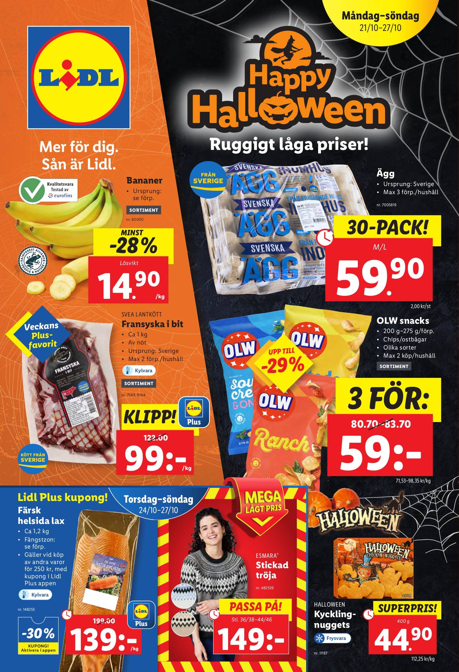 Lidl-reklambladet är giltigt från 21.10. - 27.10.