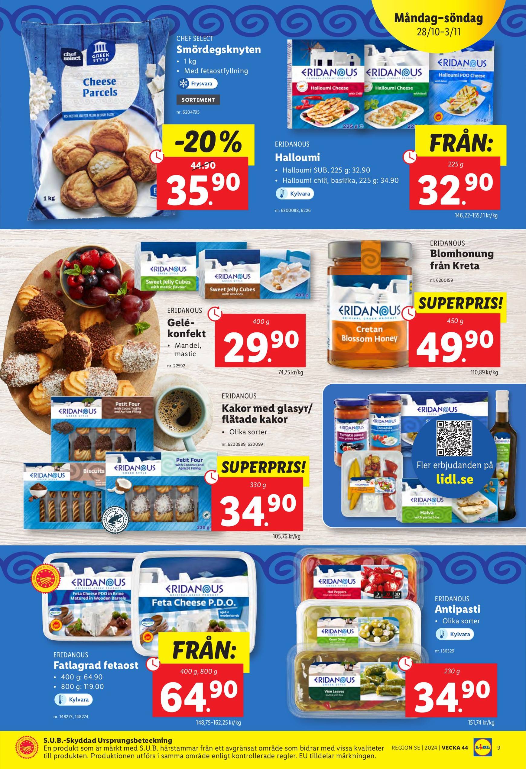 Lidl-reklambladet är giltigt från 28.10. - 03.11. 9