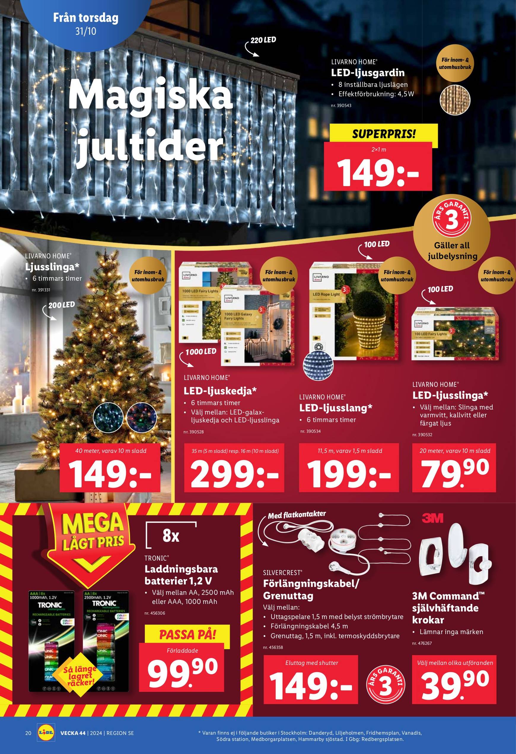 Lidl-reklambladet är giltigt från 28.10. - 03.11. 26