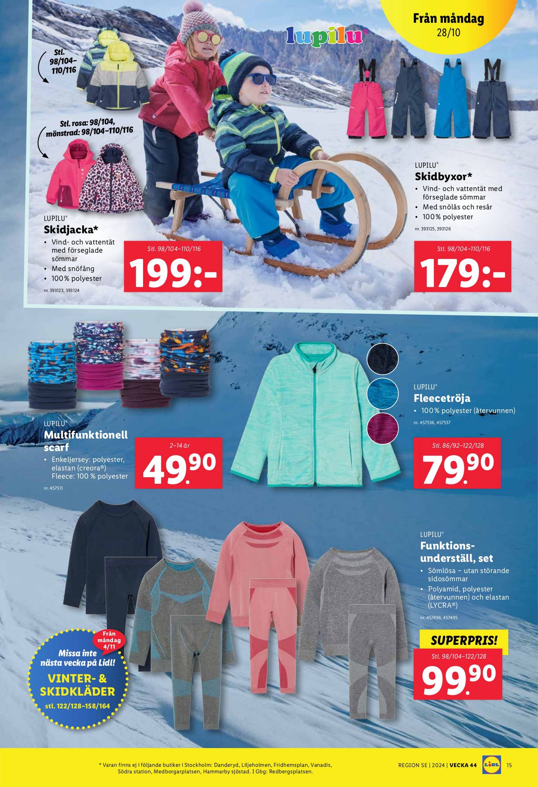 Lidl-reklambladet är giltigt från 28.10. - 03.11. 21