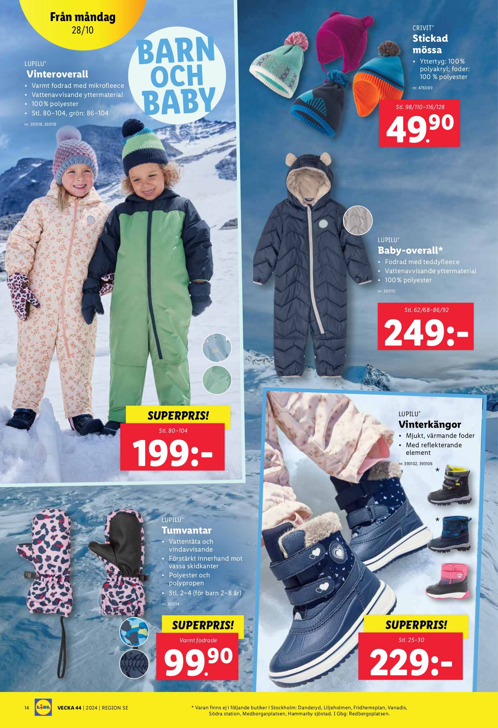 Lidl-reklambladet är giltigt från 28.10. - 03.11. 20