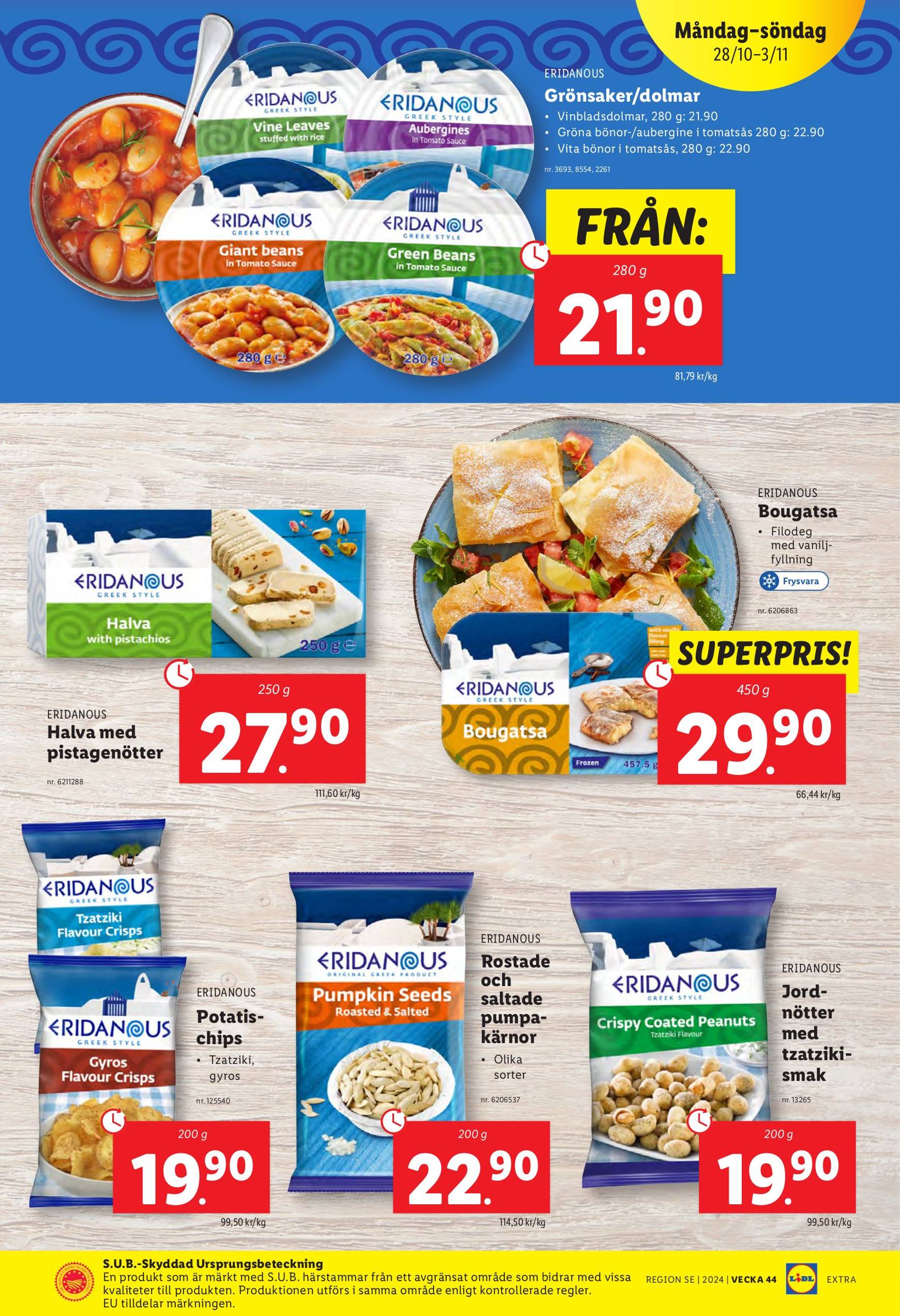 Lidl-reklambladet är giltigt från 28.10. - 03.11. 11