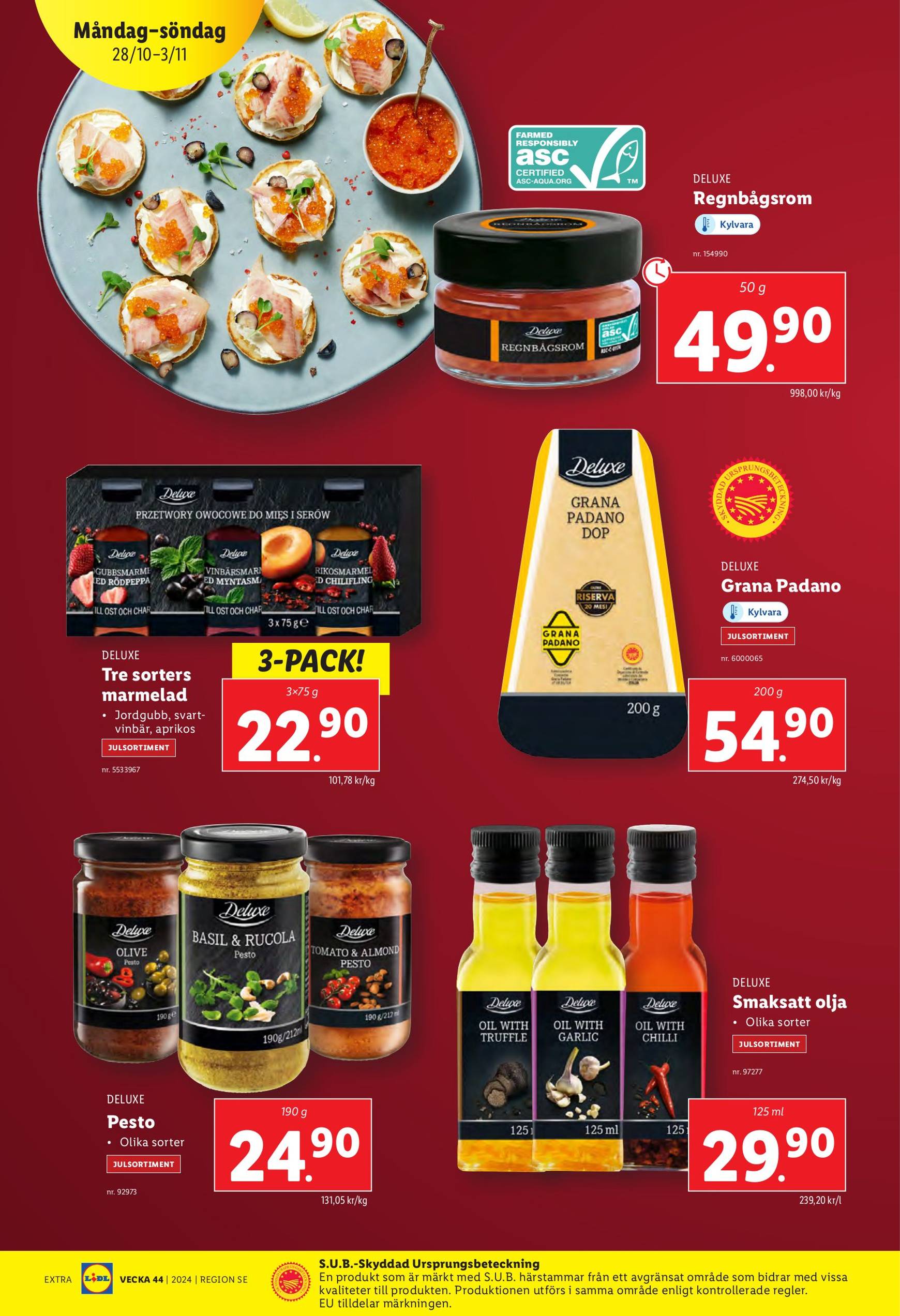 Lidl-reklambladet är giltigt från 28.10. - 03.11. 16