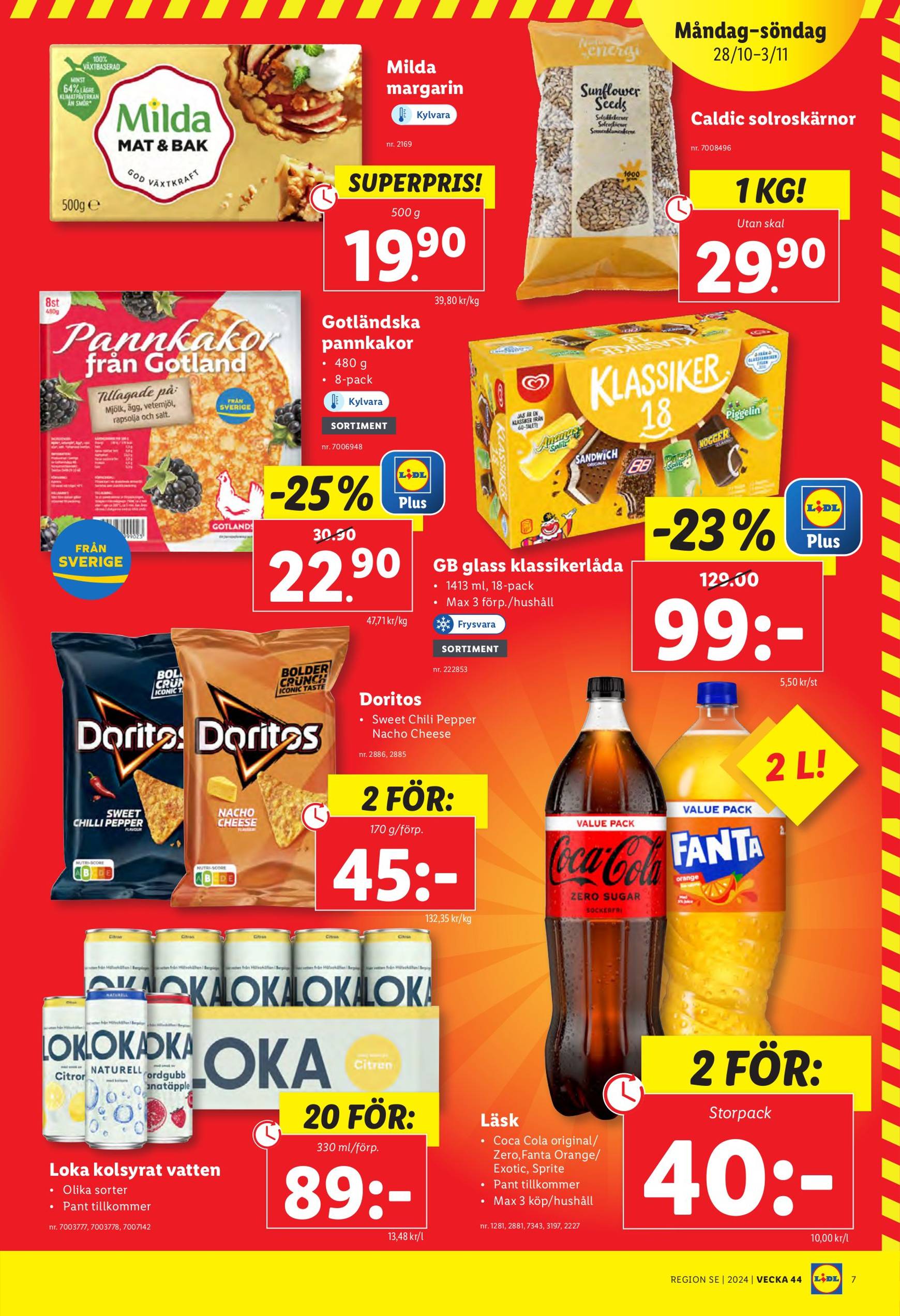 Lidl-reklambladet är giltigt från 28.10. - 03.11. 7