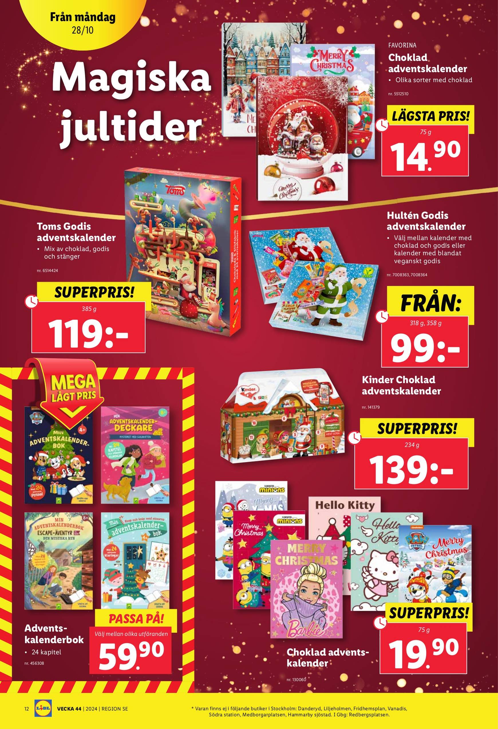 Lidl-reklambladet är giltigt från 28.10. - 03.11. 18