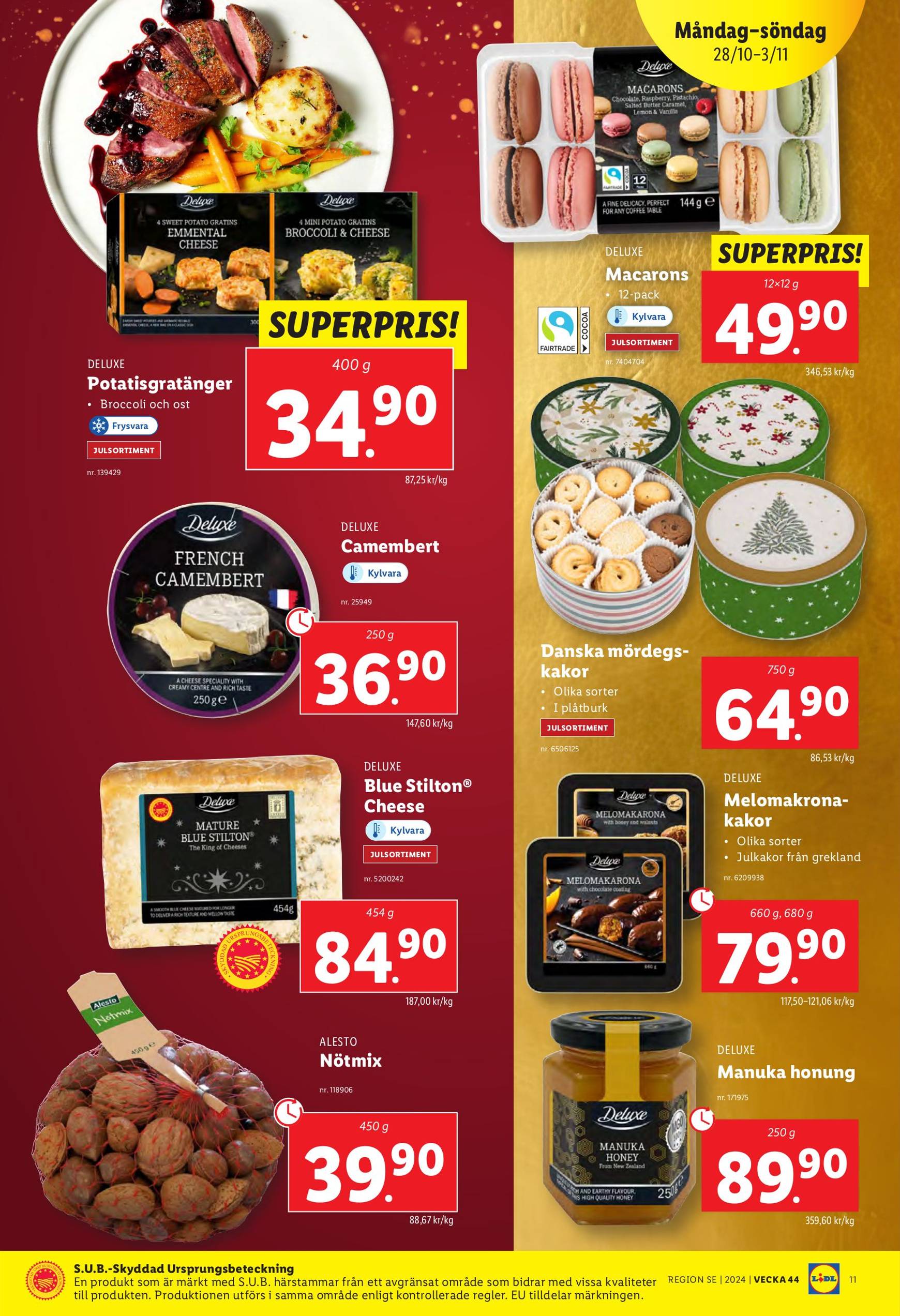 Lidl-reklambladet är giltigt från 28.10. - 03.11. 15