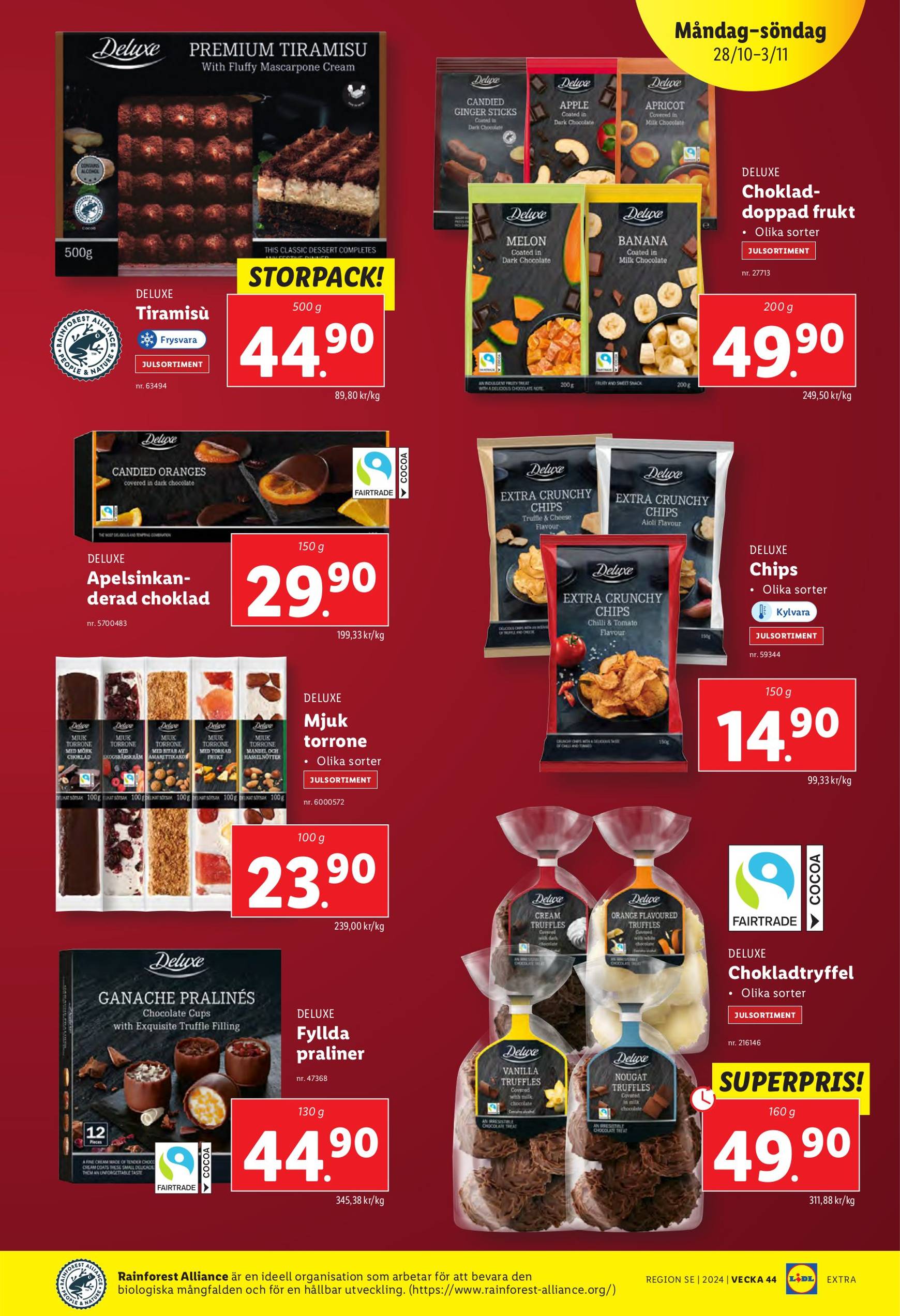 Lidl-reklambladet är giltigt från 28.10. - 03.11. 17