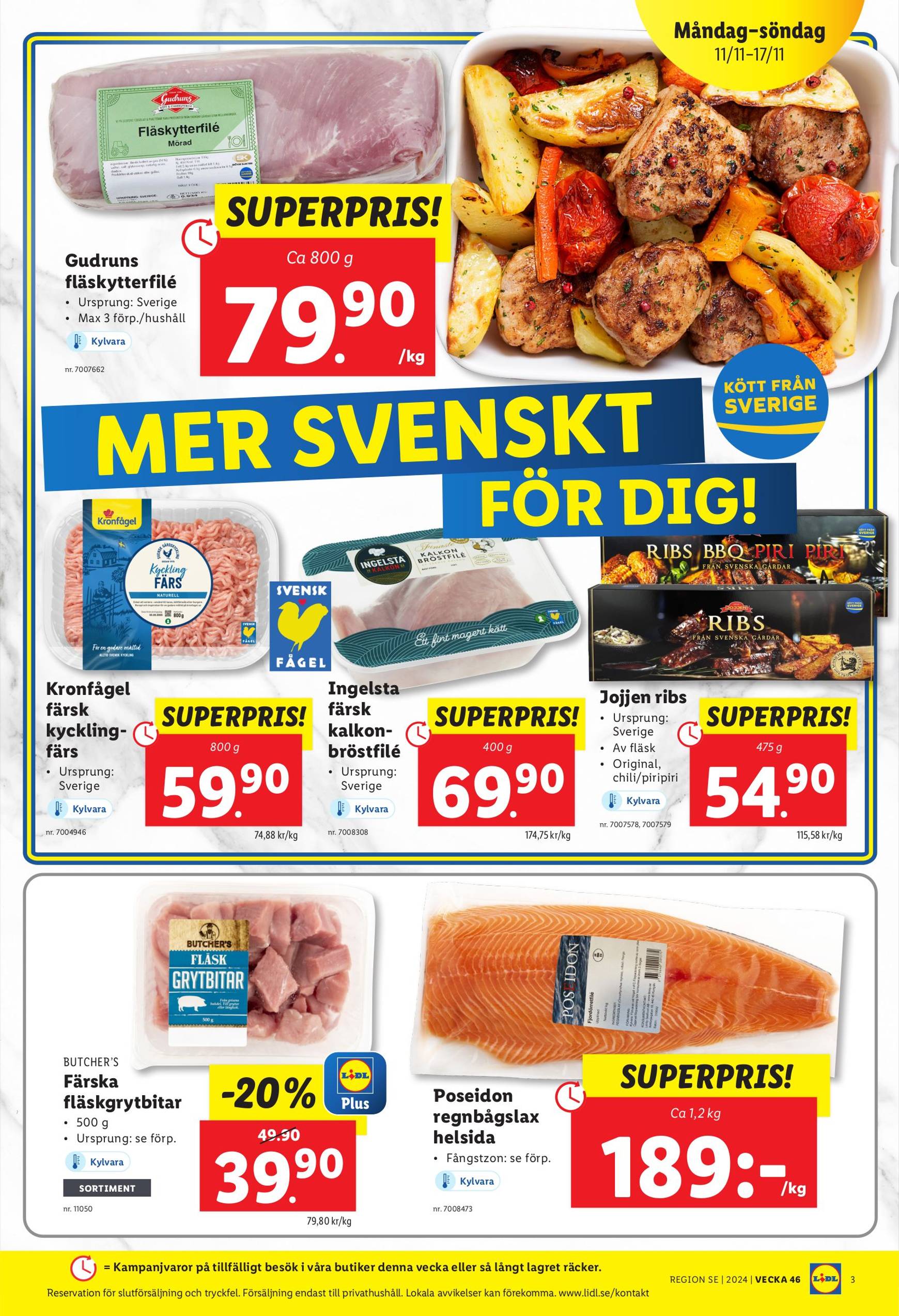 Lidl-reklambladet är giltigt från 11.11. - 17.11. 3