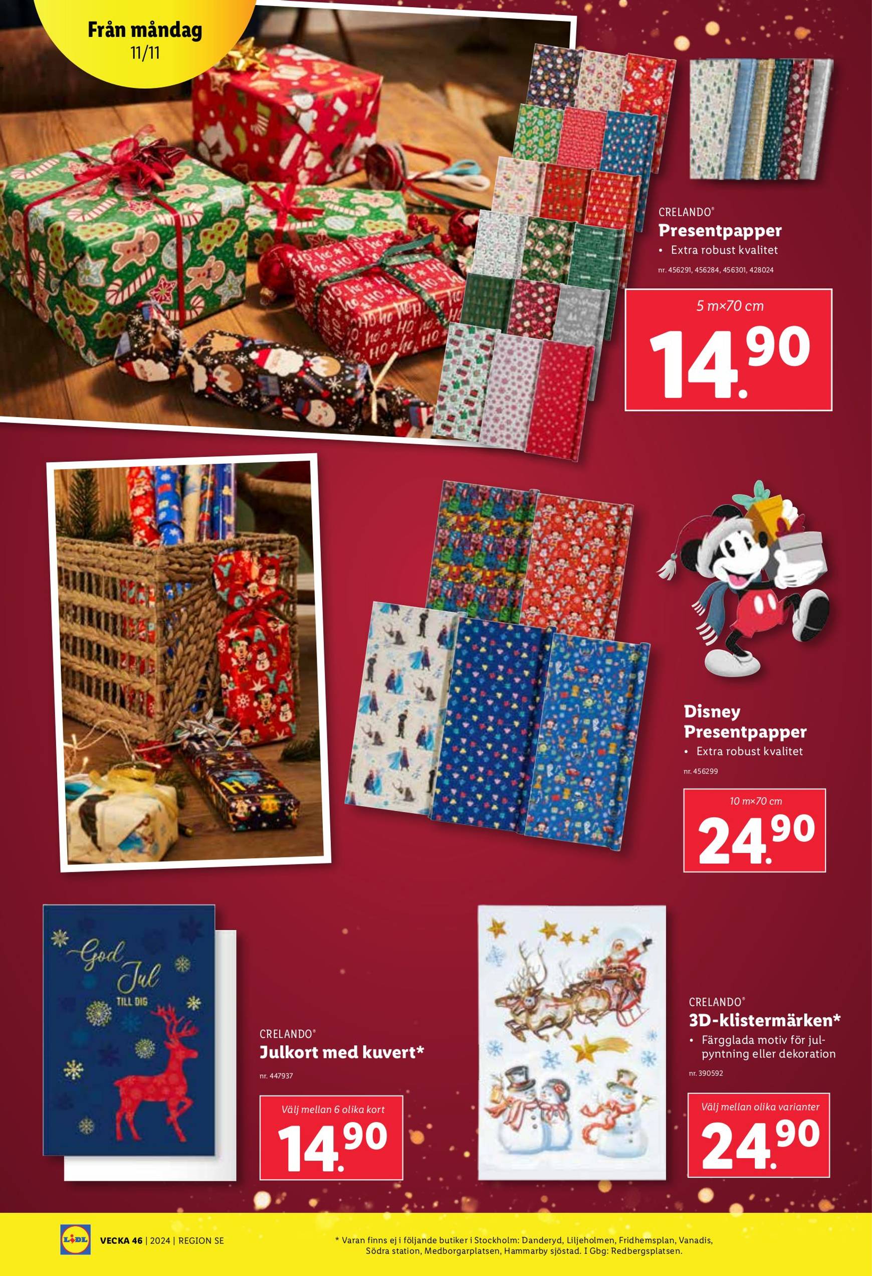 Lidl-reklambladet är giltigt från 11.11. - 17.11. 16