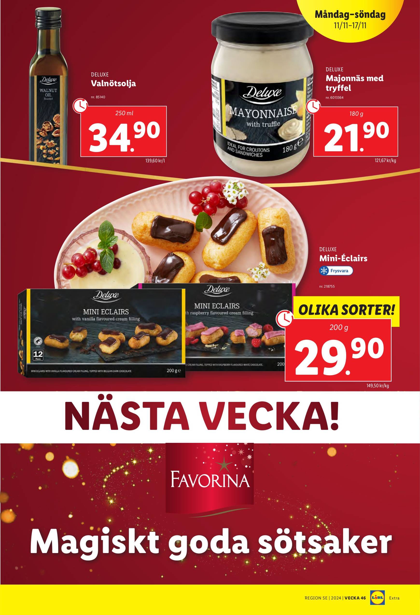 Lidl-reklambladet är giltigt från 11.11. - 17.11. 13