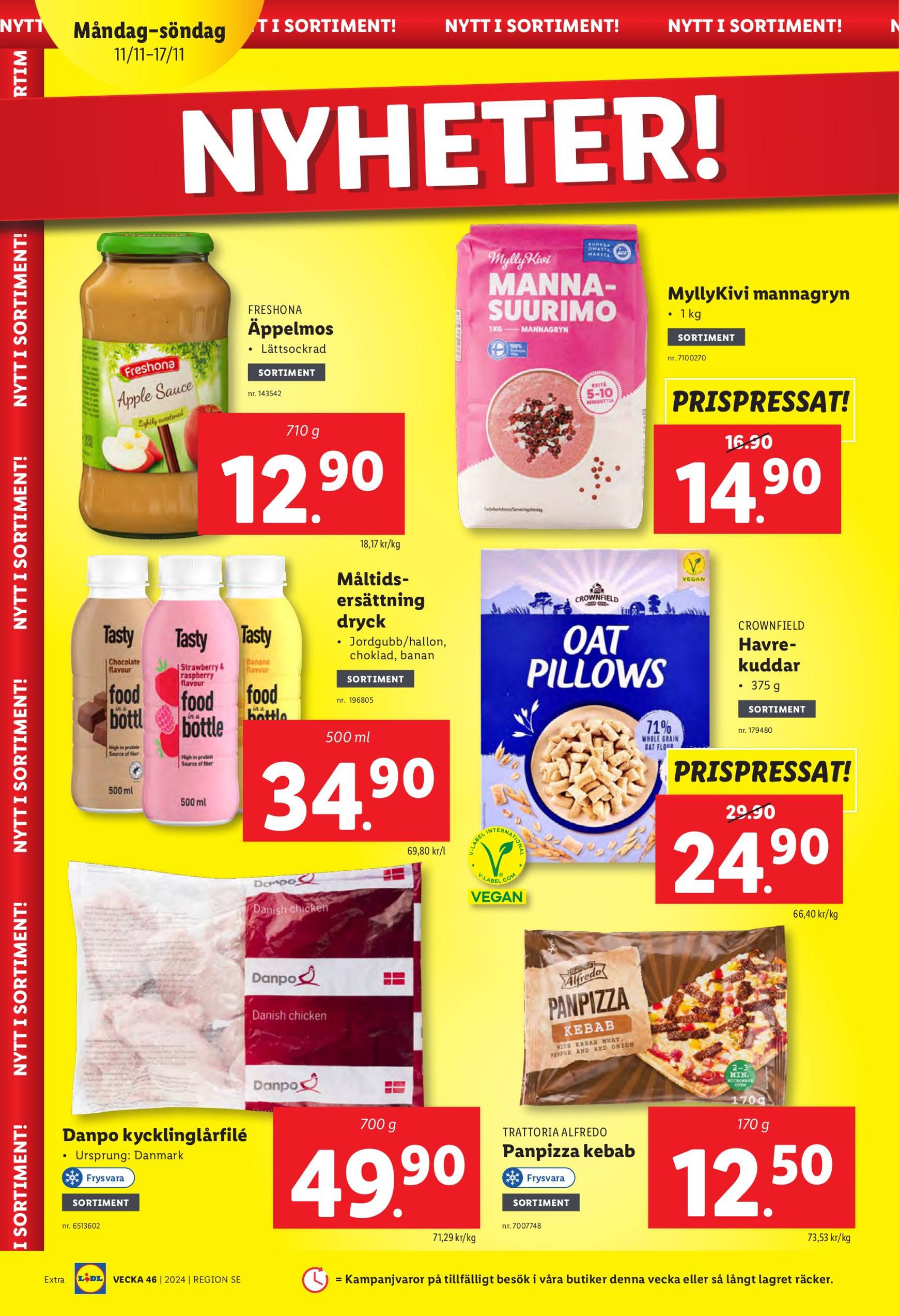 Lidl-reklambladet är giltigt från 11.11. - 17.11. 14