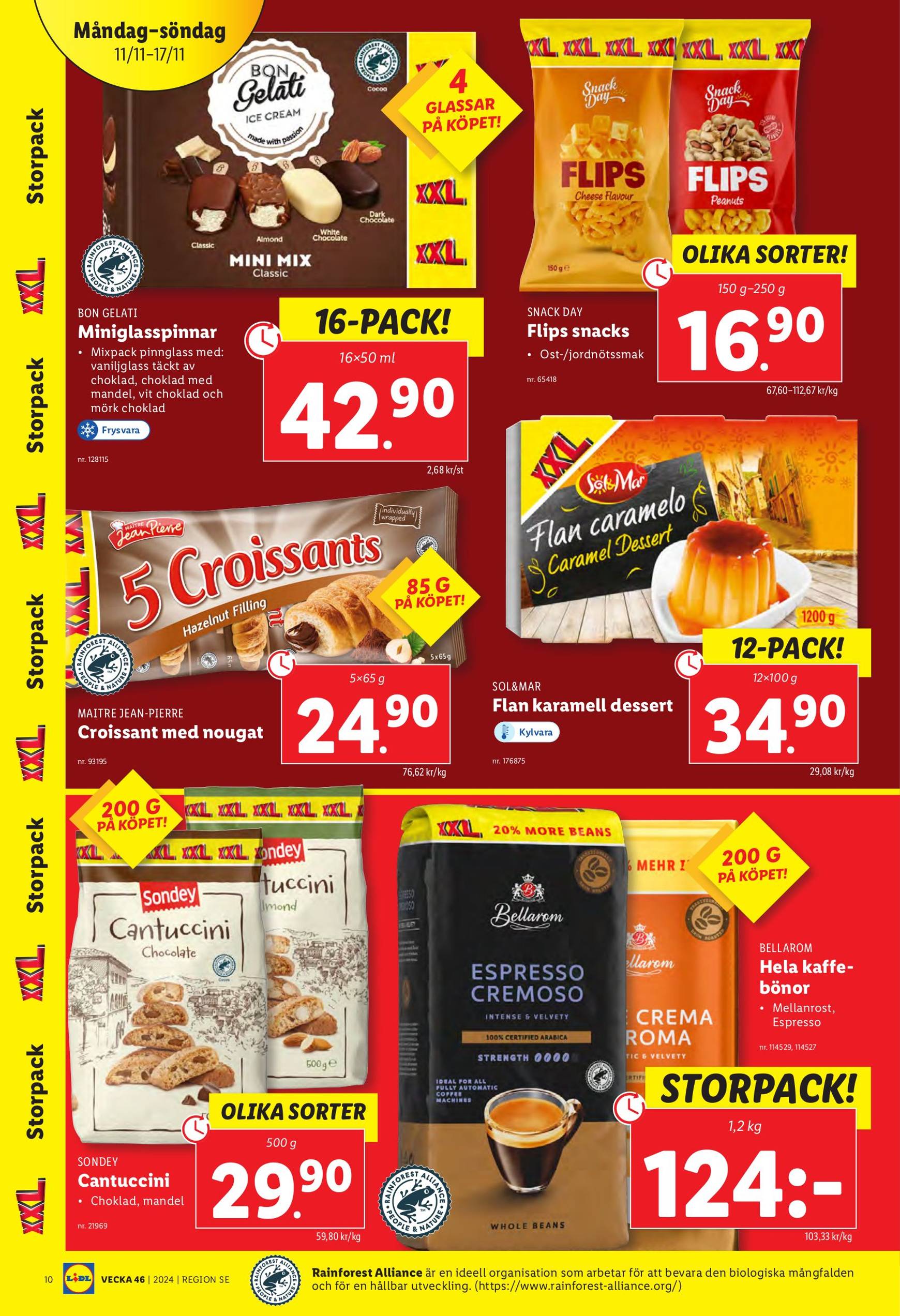 Lidl-reklambladet är giltigt från 11.11. - 17.11. 10