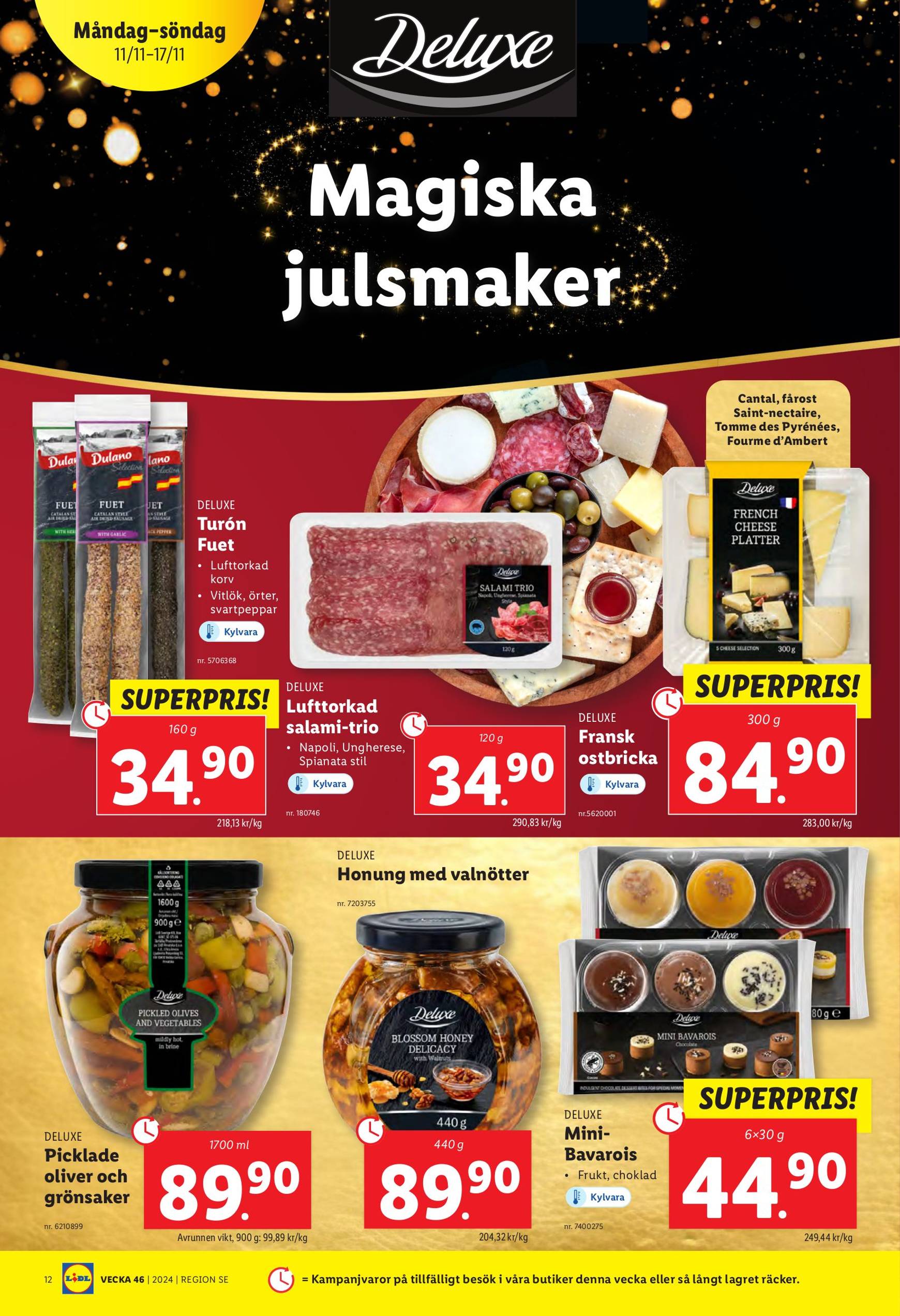 Lidl-reklambladet är giltigt från 11.11. - 17.11. 12