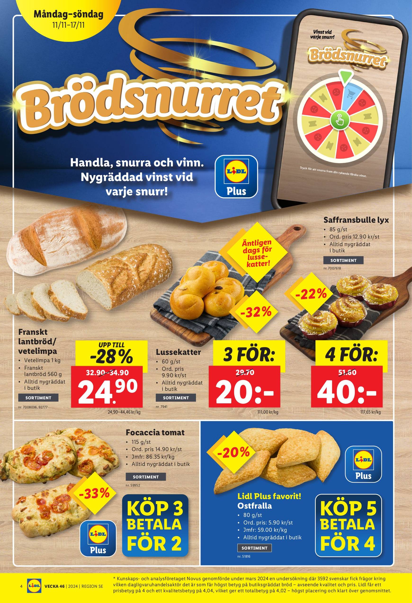 Lidl-reklambladet är giltigt från 11.11. - 17.11. 4