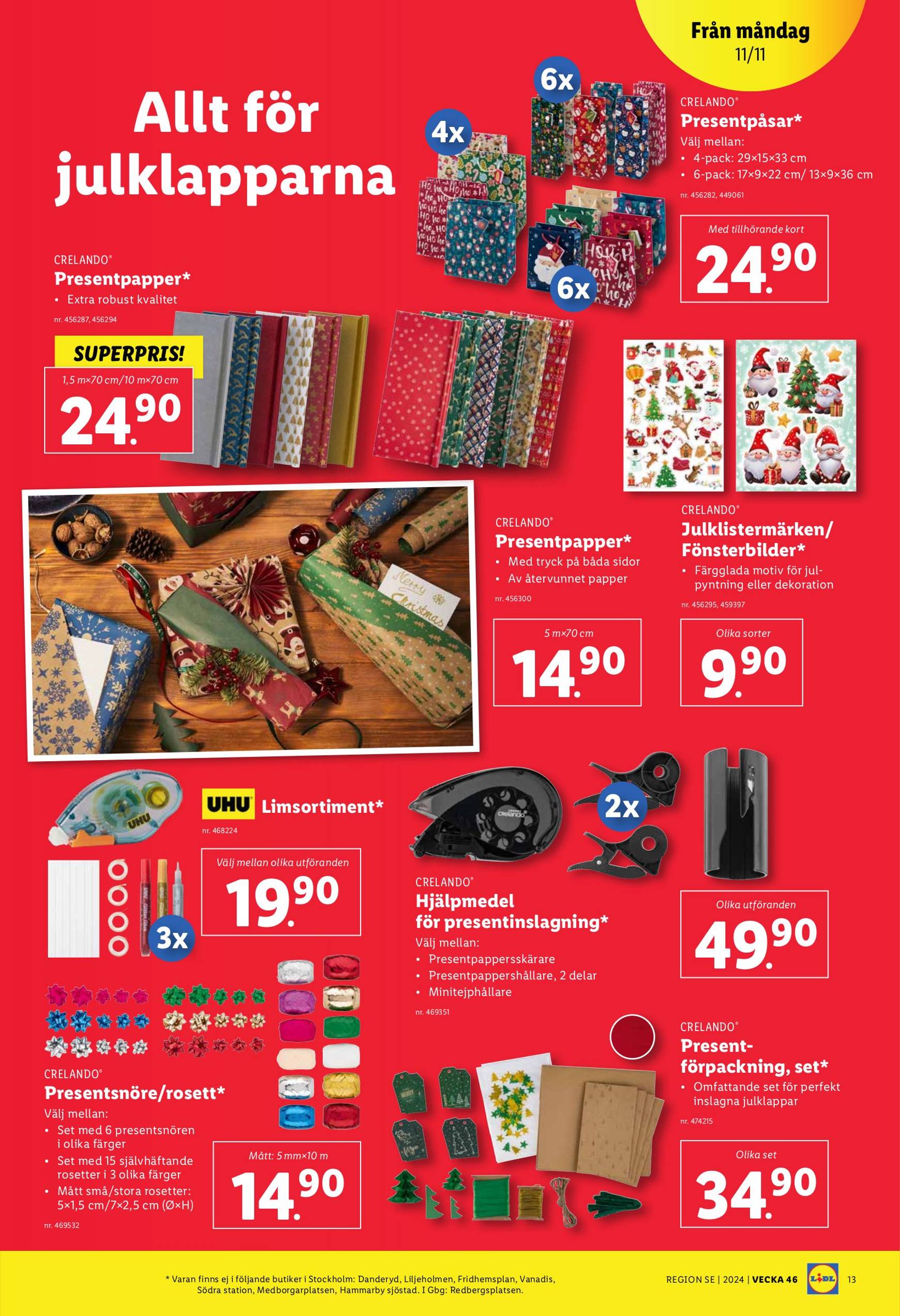 Lidl-reklambladet är giltigt från 11.11. - 17.11. 15