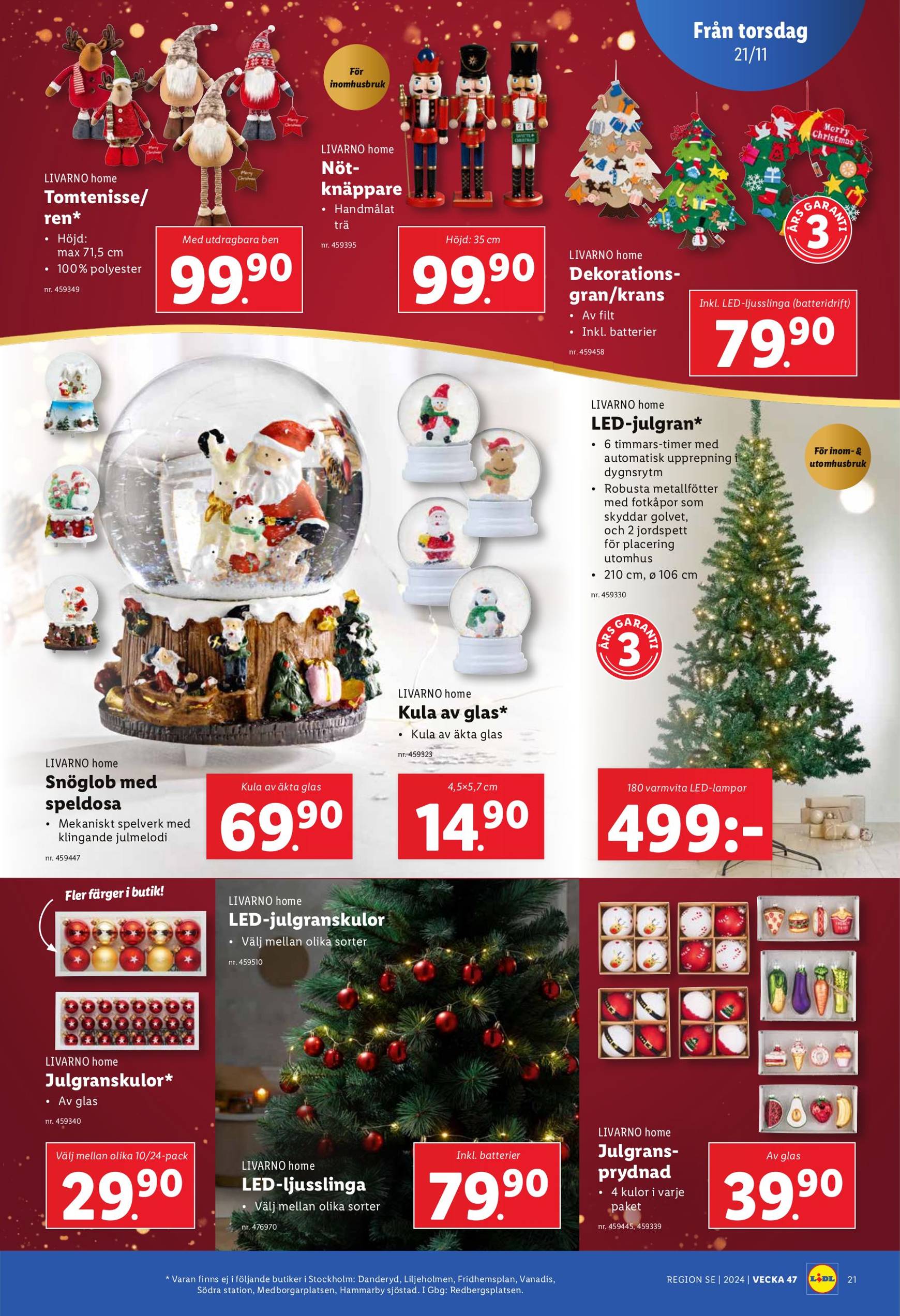 Lidl-reklambladet är giltigt från 18.11. - 24.11. 23