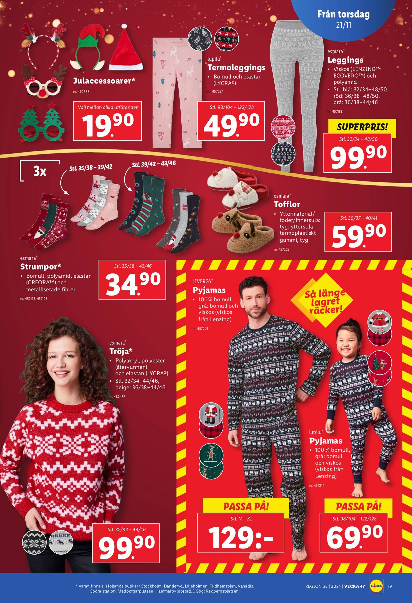 Lidl-reklambladet är giltigt från 18.11. - 24.11. 21