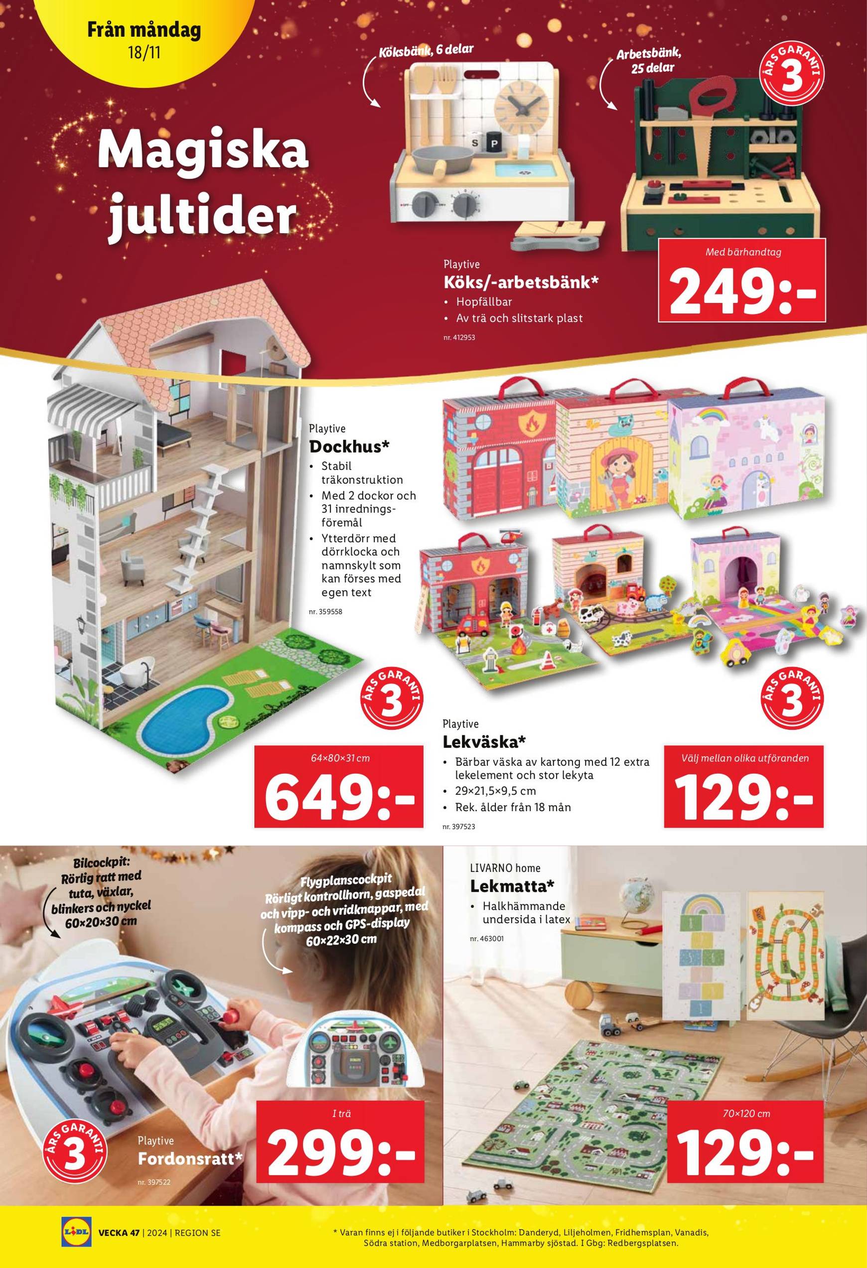 Lidl-reklambladet är giltigt från 18.11. - 24.11. 16