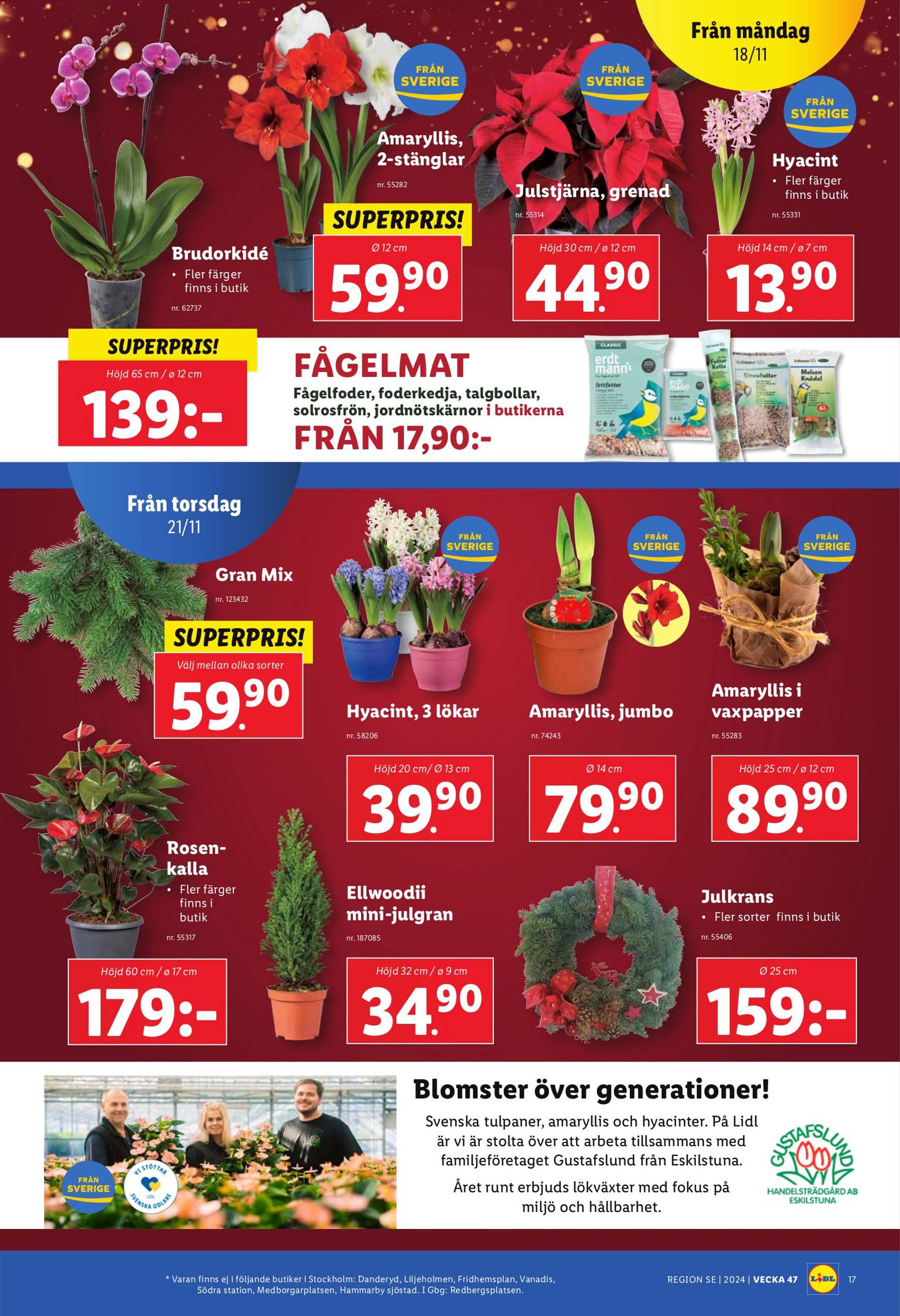 Lidl-reklambladet är giltigt från 18.11. - 24.11. 19