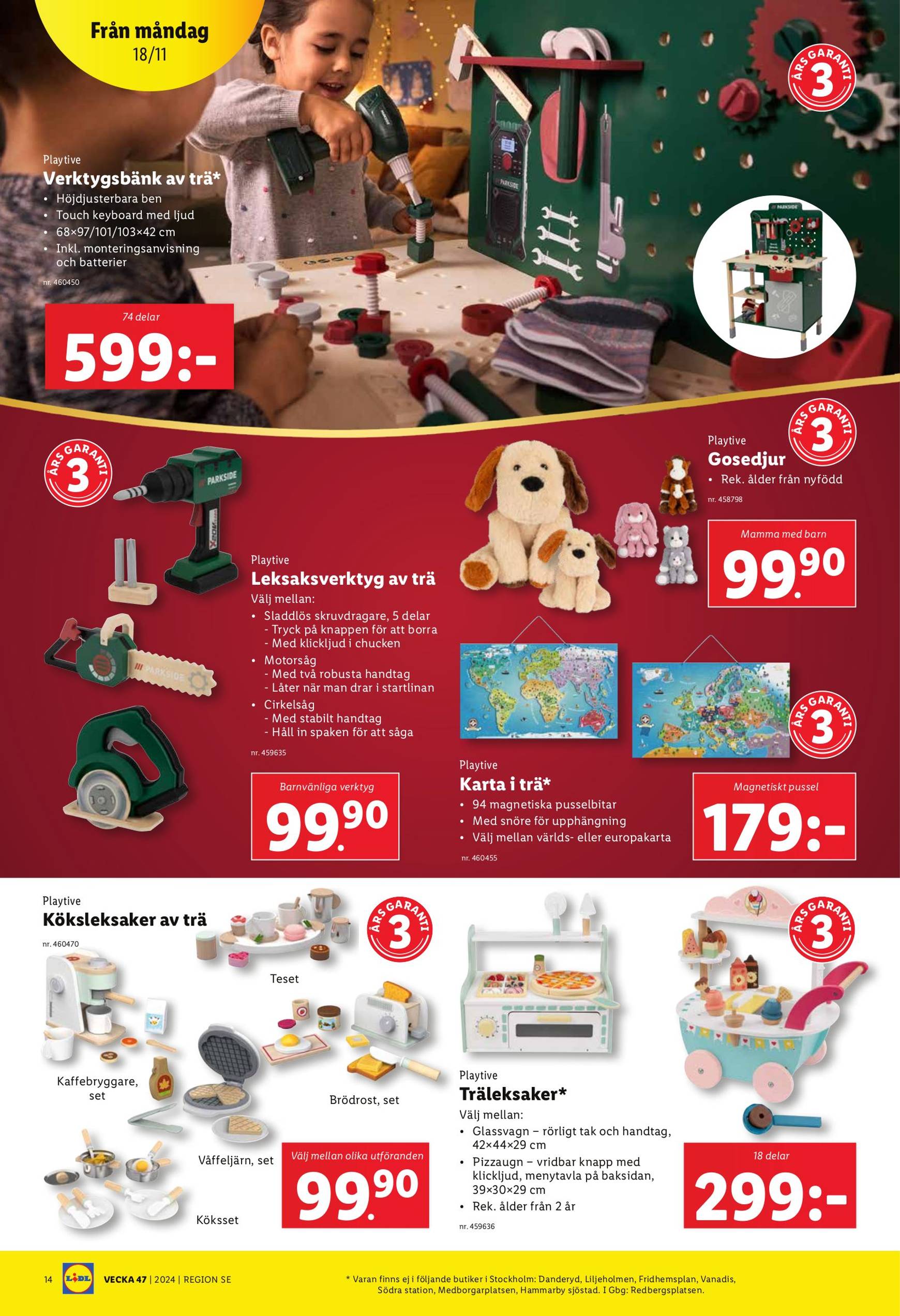 Lidl-reklambladet är giltigt från 18.11. - 24.11. 14