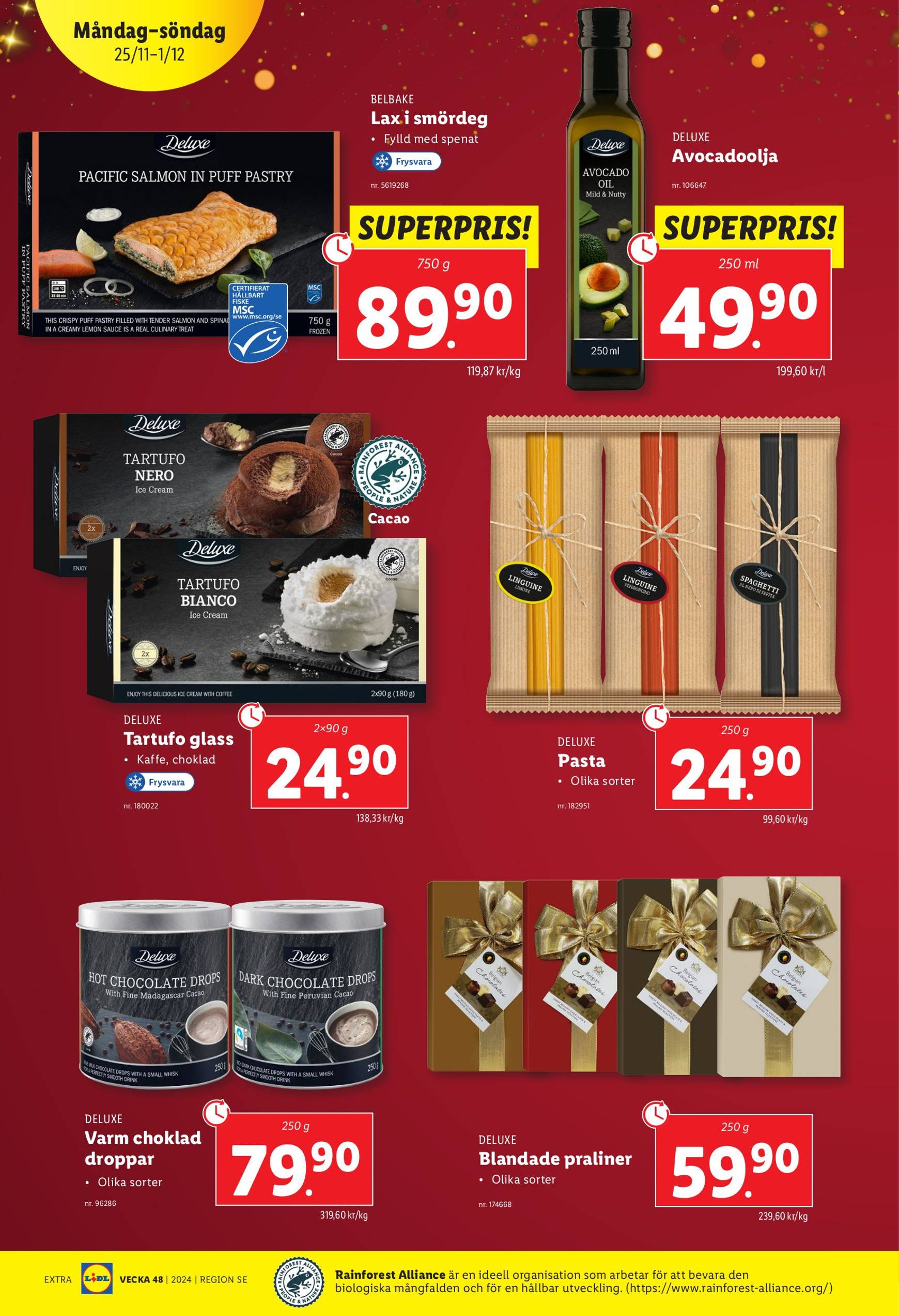 Lidl-reklambladet är giltigt från 25.11. - 01.12. 10