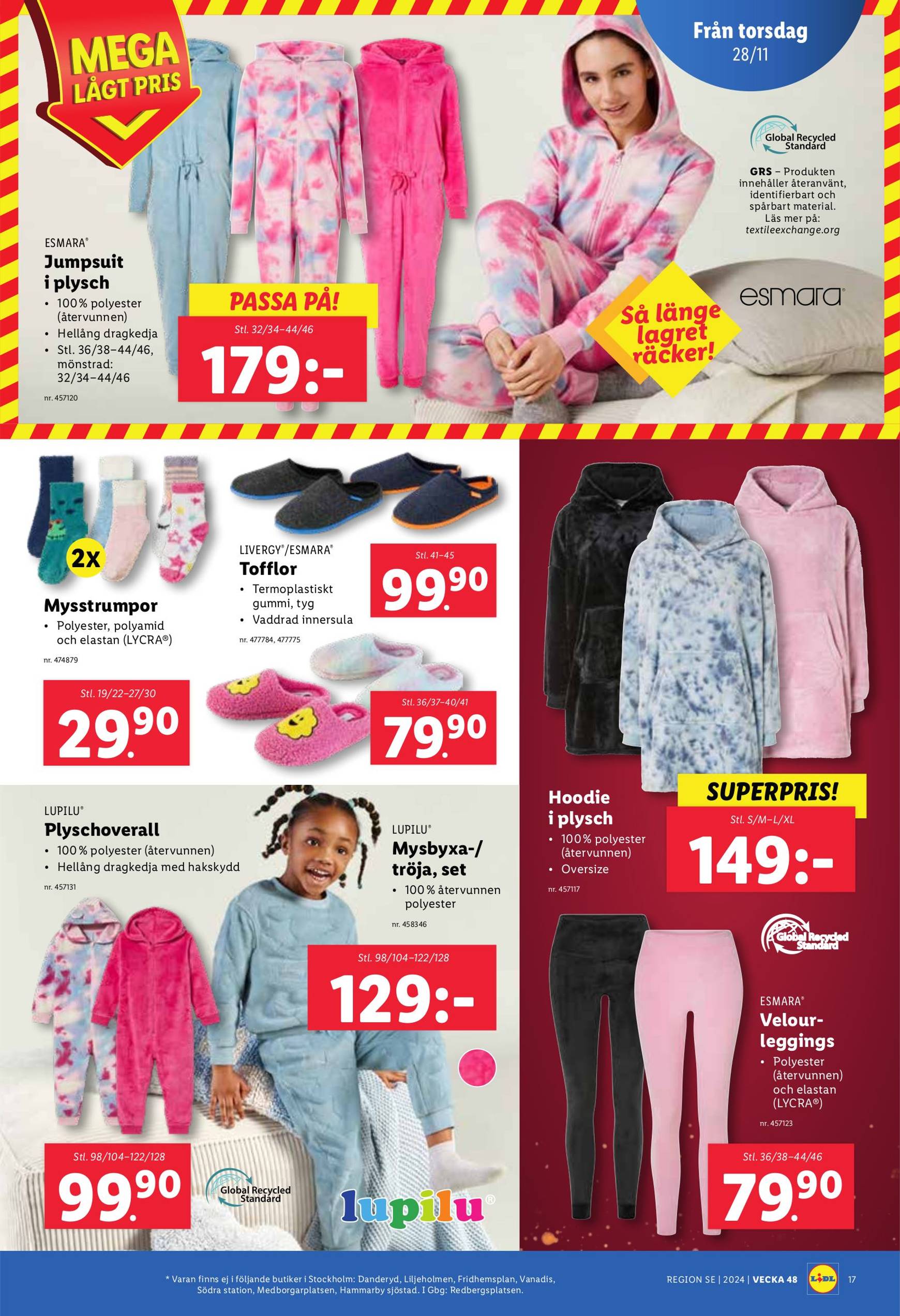 Lidl-reklambladet är giltigt från 25.11. - 01.12. 19