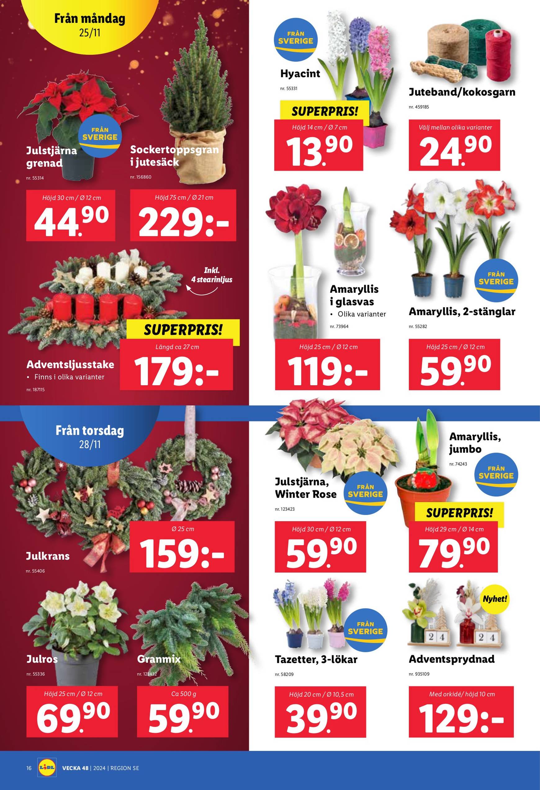 Lidl-reklambladet är giltigt från 25.11. - 01.12. 18