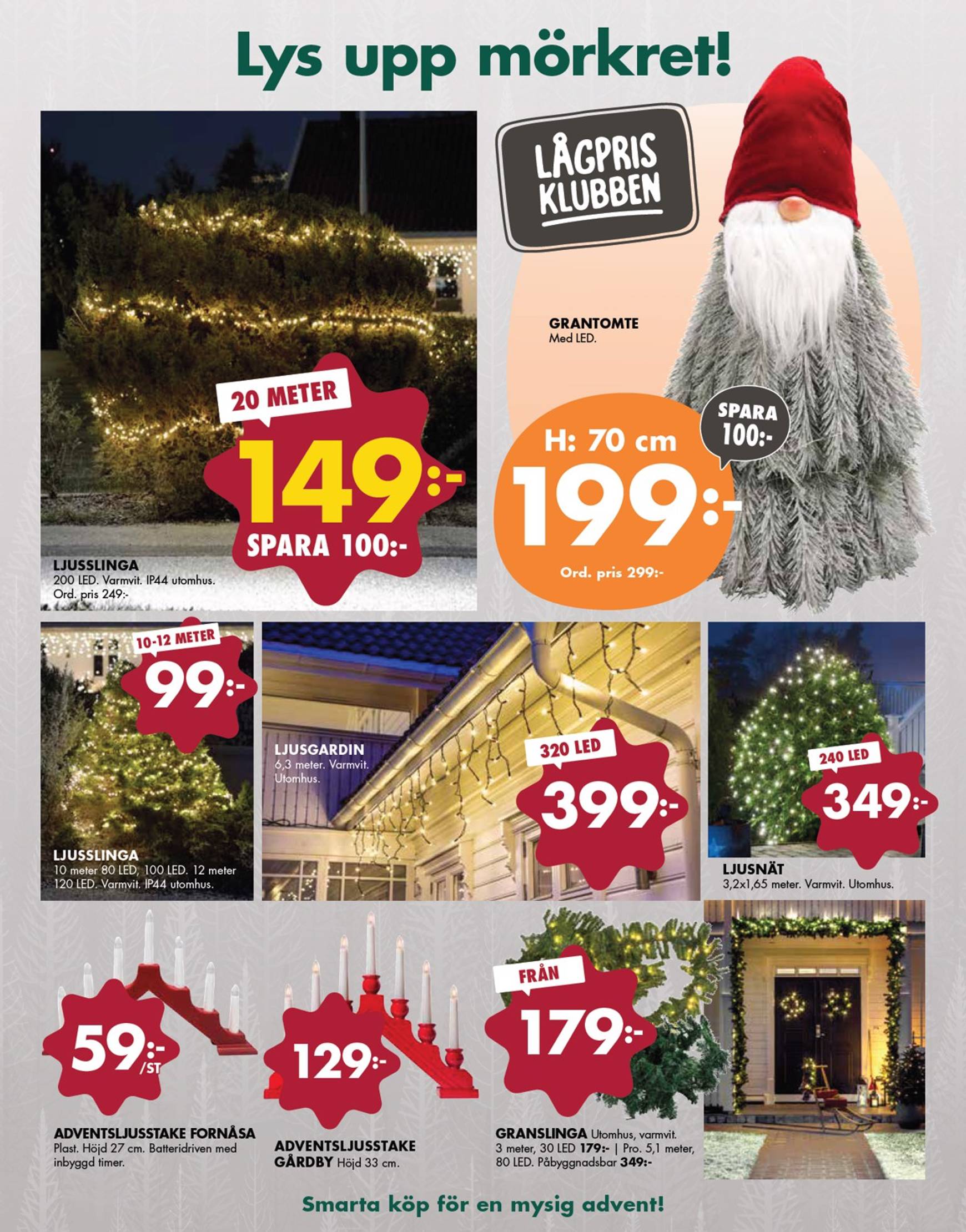 ÖoB - Julvaruhus-reklambladet är giltigt från 11.11. - 17.11. 11