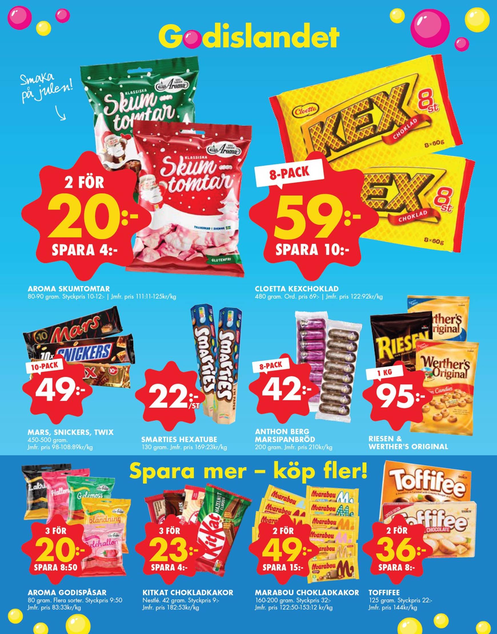 ÖoB - Julvaruhus-reklambladet är giltigt från 18.11. - 24.11. 2