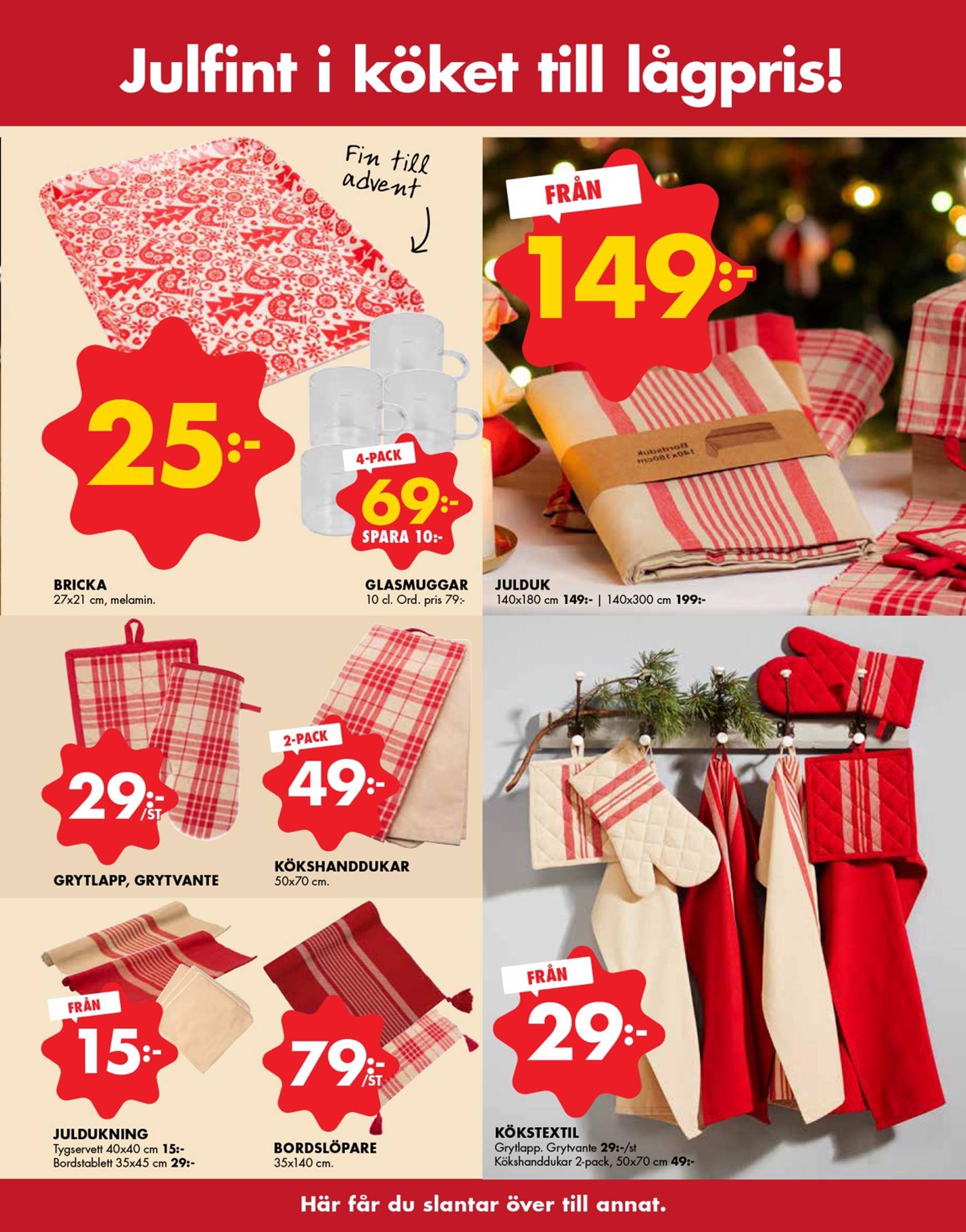 ÖoB - Julvaruhus-reklambladet är giltigt från 18.11. - 24.11. 11