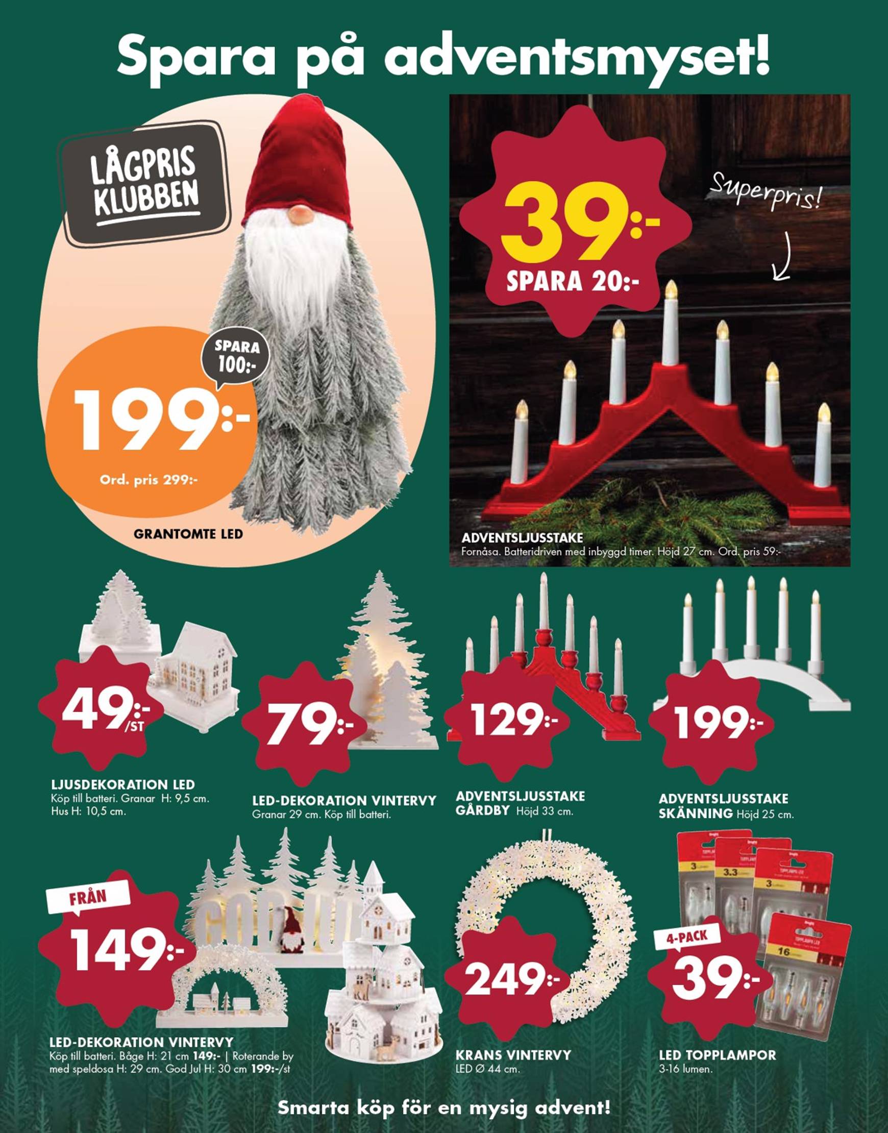 ÖoB - Julvaruhus-reklambladet är giltigt från 18.11. - 24.11. 8