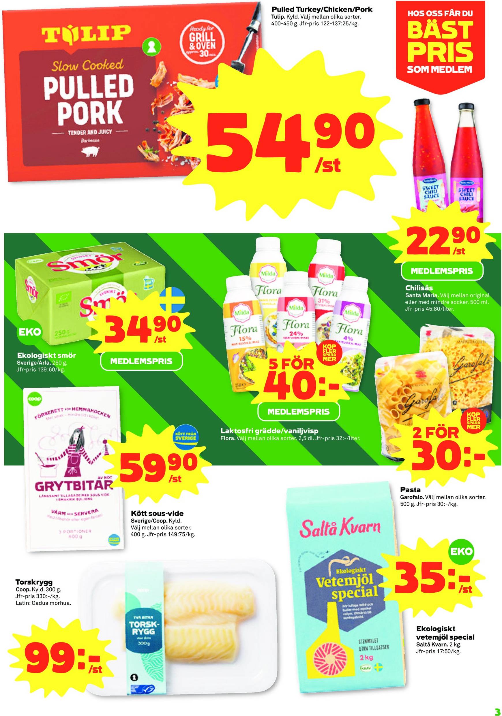 Stora Coop - Ersboda, Tomtebo-reklambladet är giltigt från 11.11. - 17.11. 3