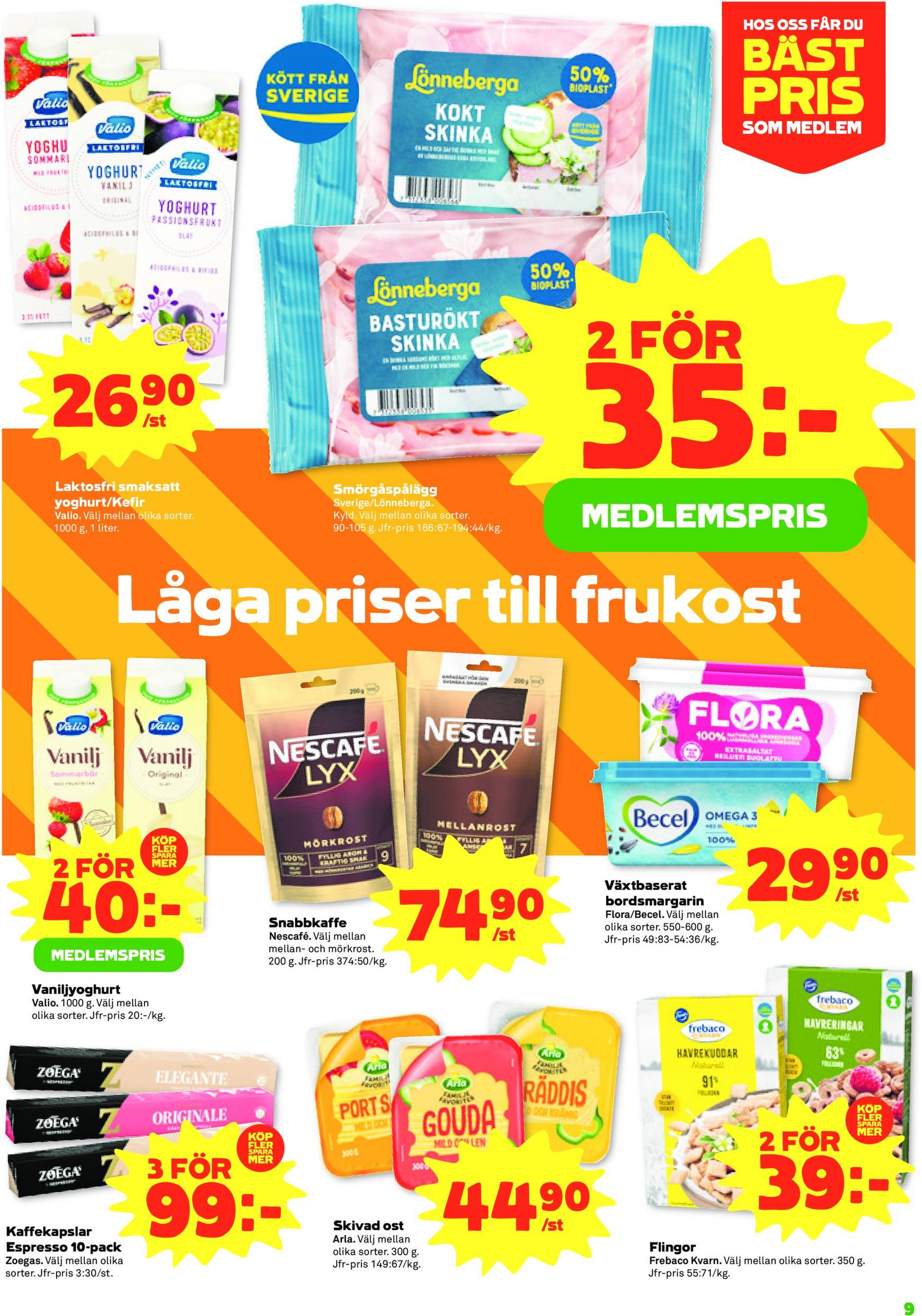 Stora Coop - Ersboda, Tomtebo-reklambladet är giltigt från 11.11. - 17.11. 9