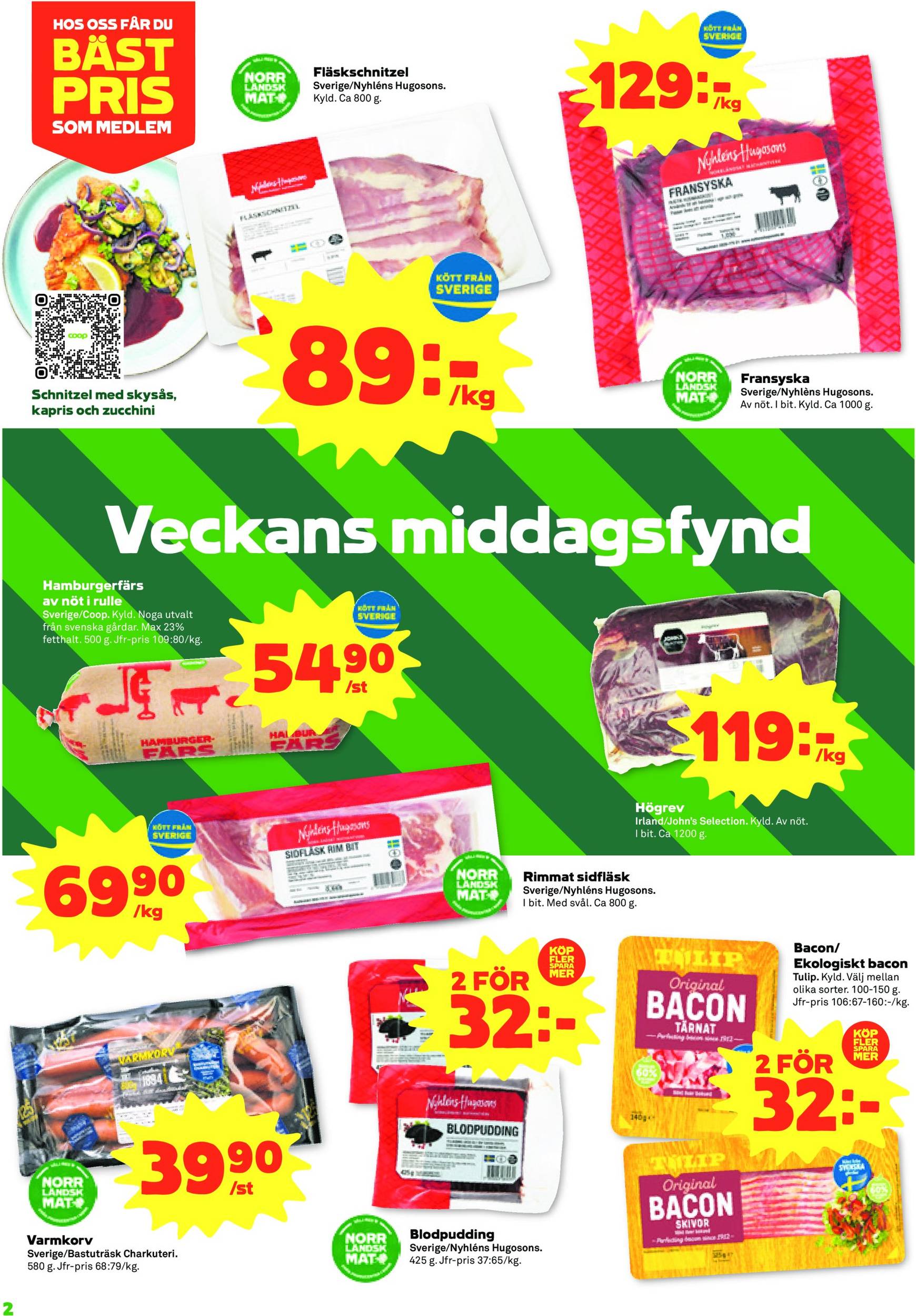 Stora Coop - Ersboda, Tomtebo-reklambladet är giltigt från 11.11. - 17.11. 2