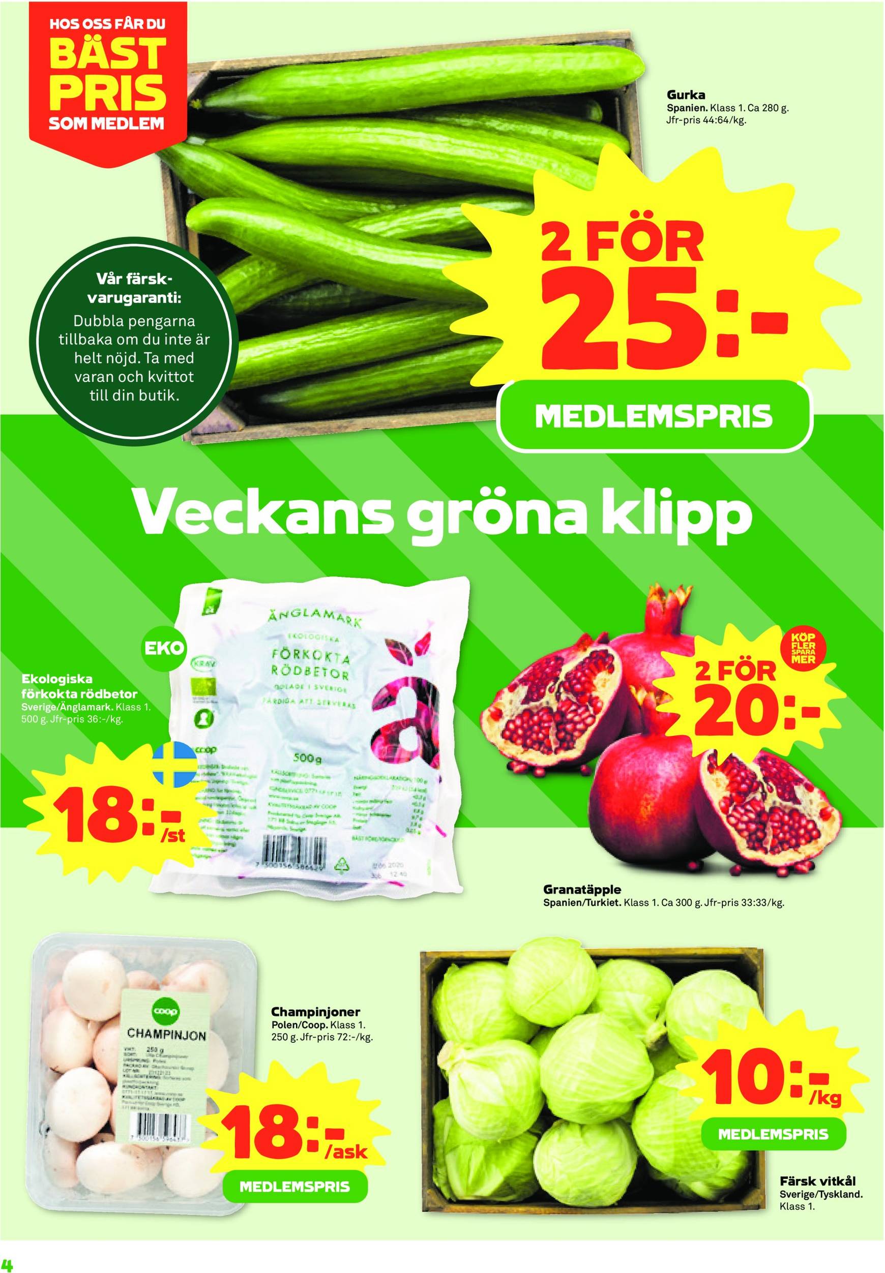 Stora Coop - Ersboda, Tomtebo-reklambladet är giltigt från 11.11. - 17.11. 4