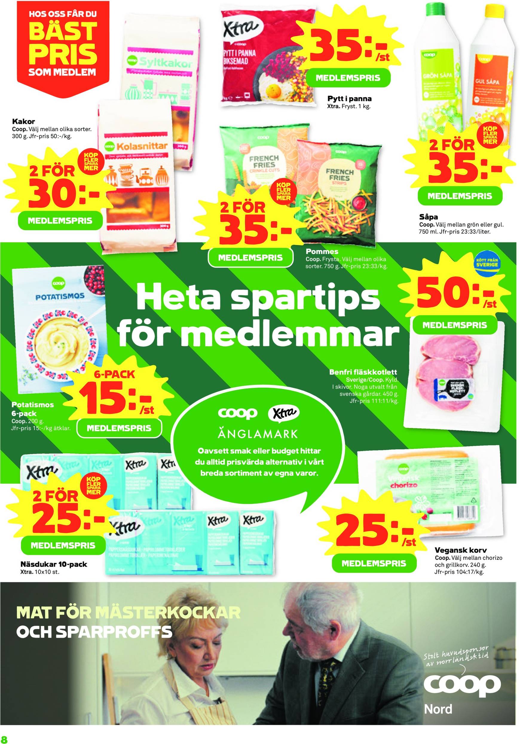 Stora Coop - Ersboda, Tomtebo-reklambladet är giltigt från 11.11. - 17.11. 8