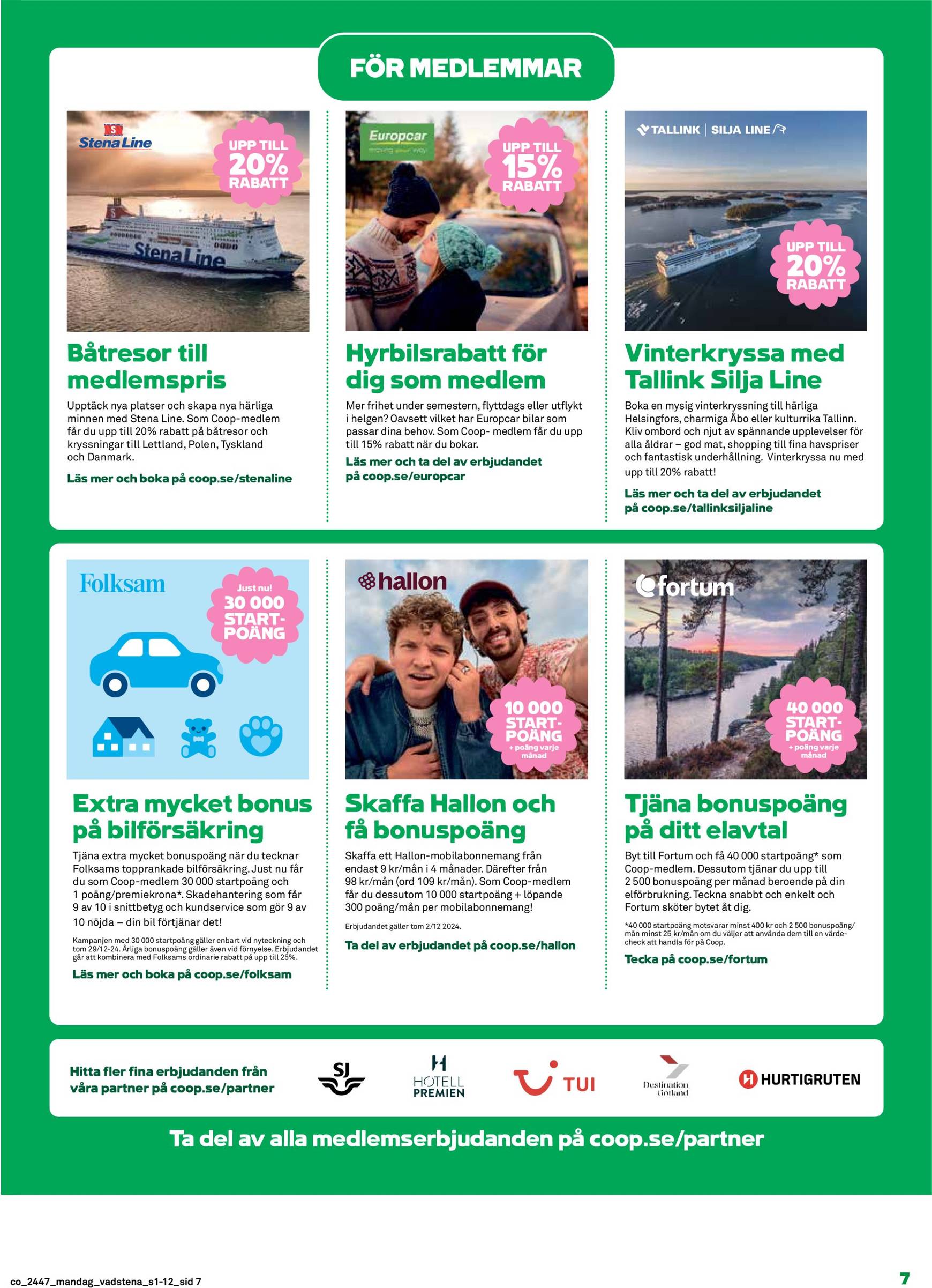 Coop-reklambladet är giltigt från 18.11. - 24.11. 7