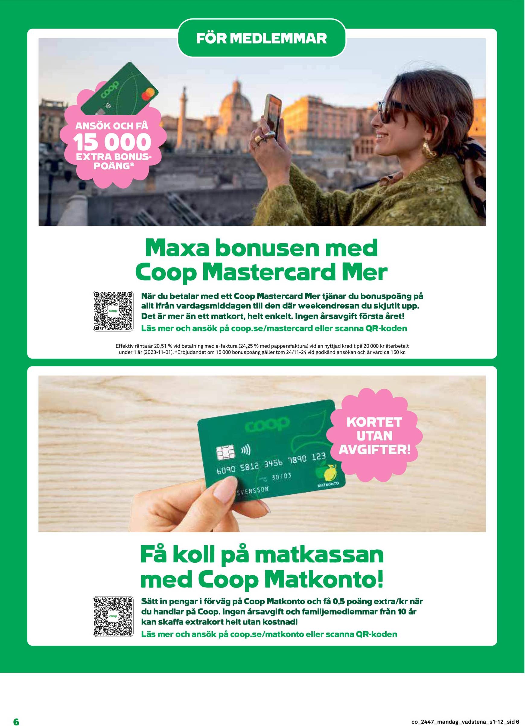 Coop-reklambladet är giltigt från 18.11. - 24.11. 6