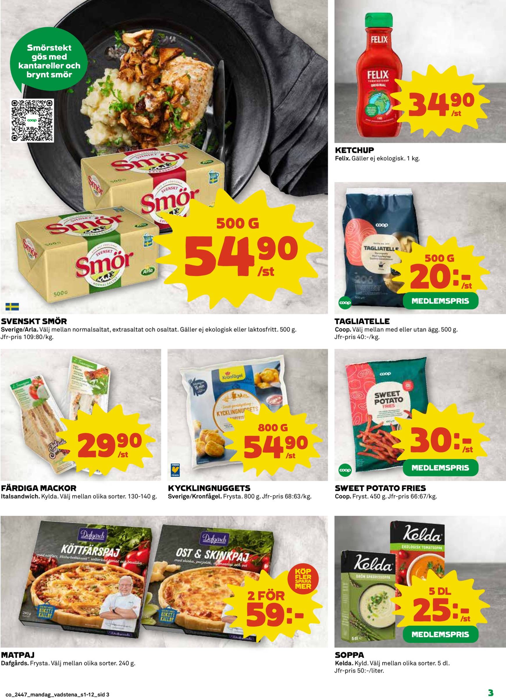 Coop-reklambladet är giltigt från 18.11. - 24.11. 3