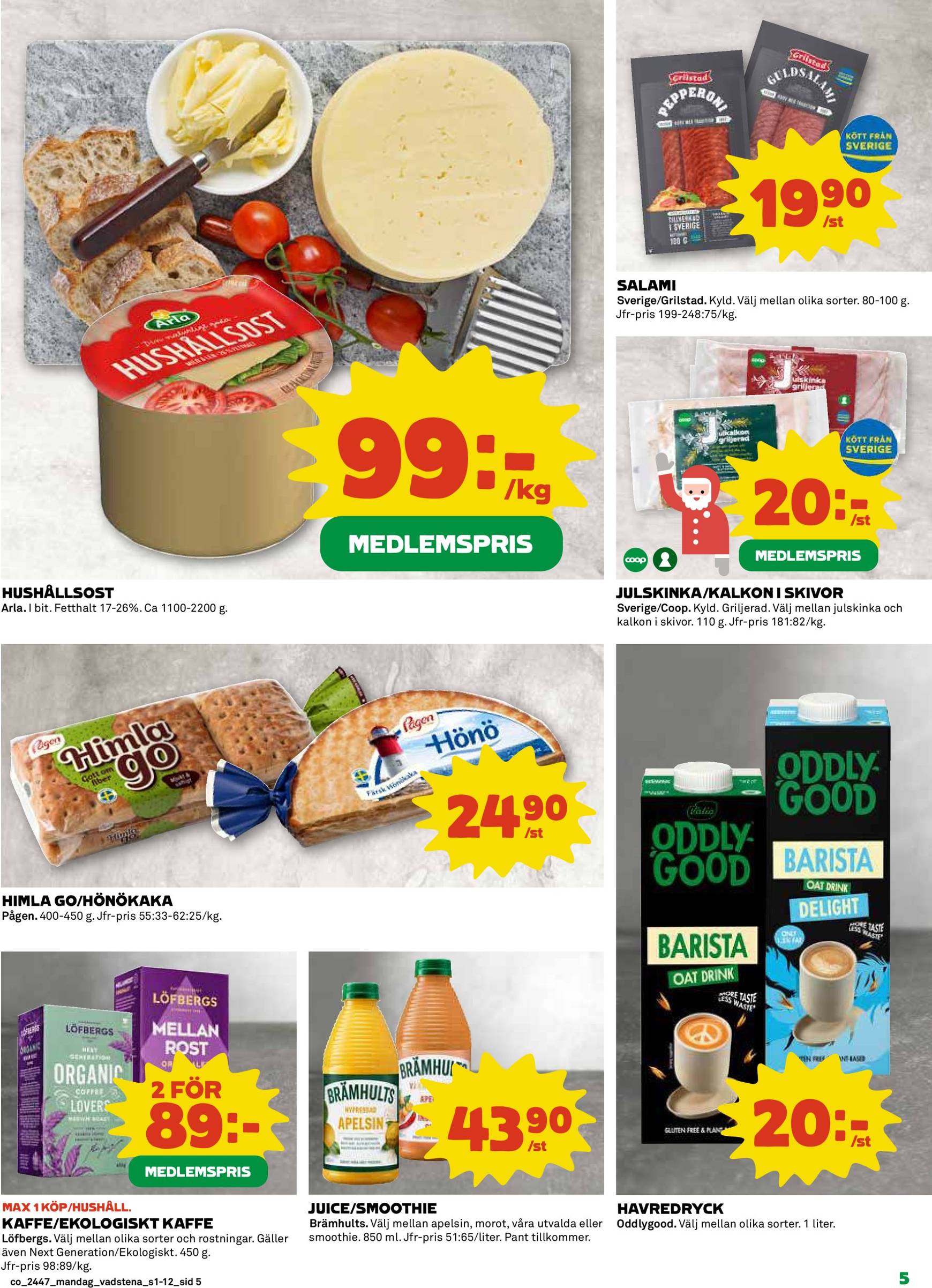 Coop-reklambladet är giltigt från 18.11. - 24.11. 5