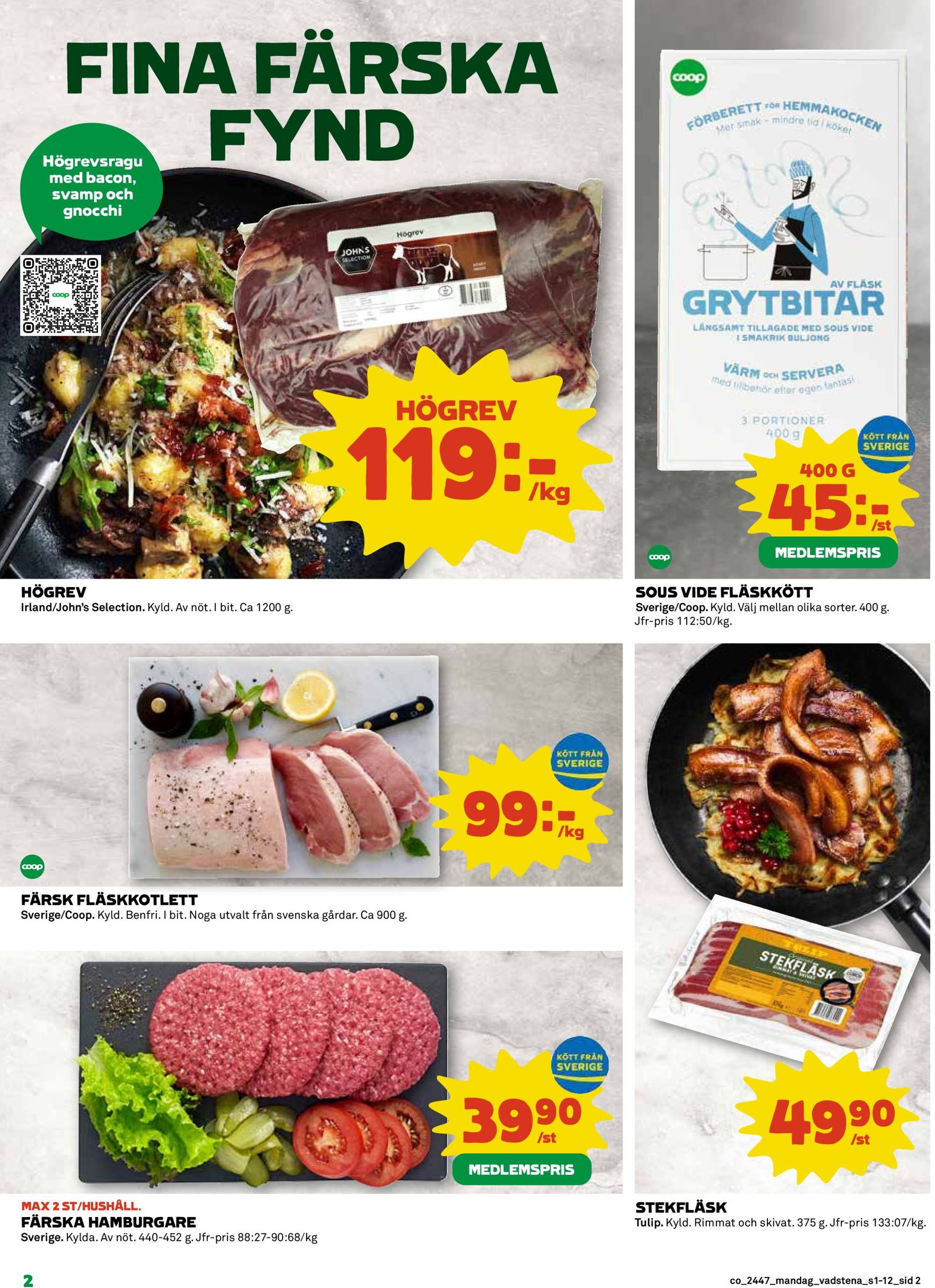 Coop-reklambladet är giltigt från 18.11. - 24.11. 2