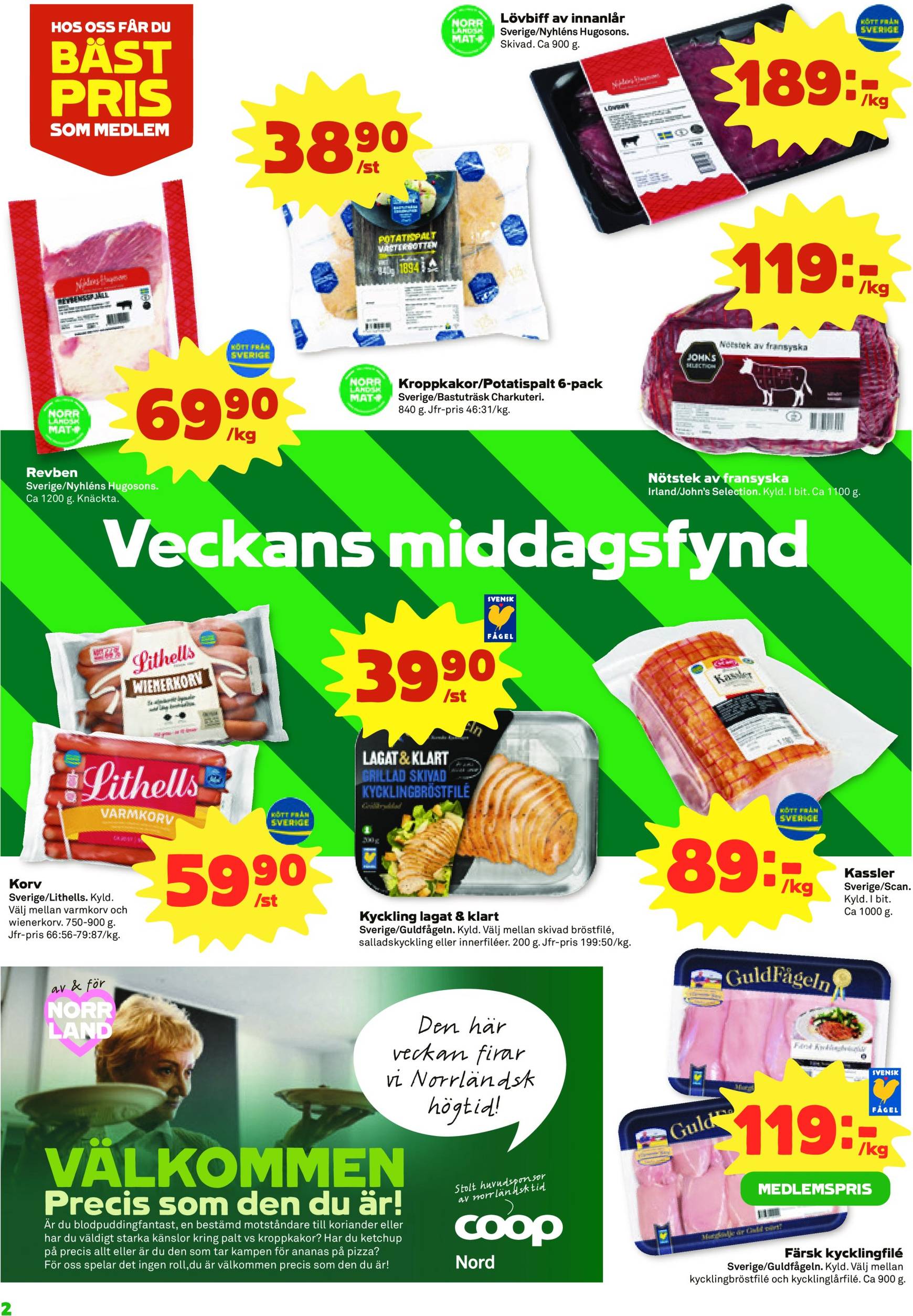 Stora Coop - Ersboda, Tomtebo-reklambladet är giltigt från 18.11. - 24.11. 2